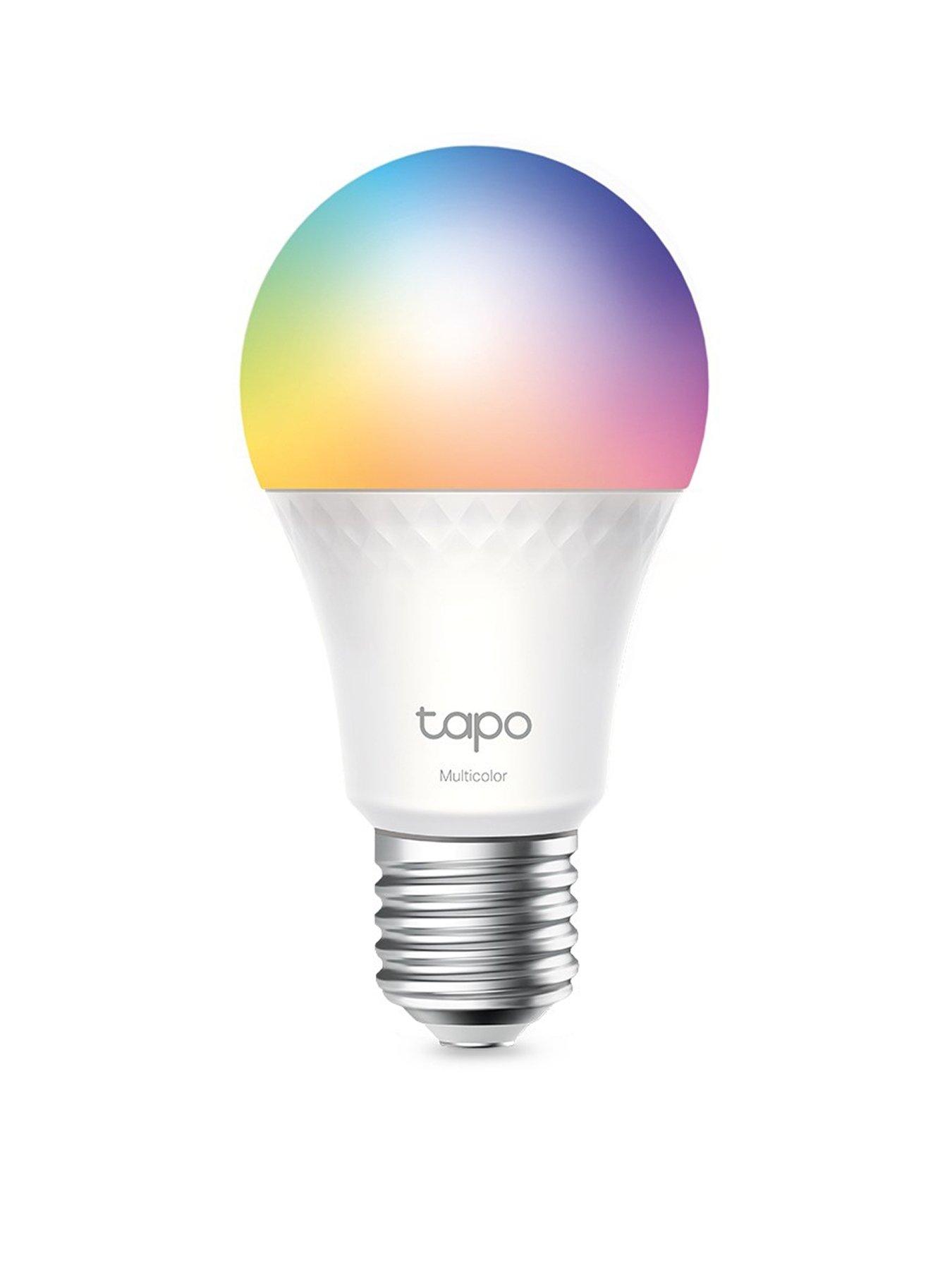TP Link Tapo L535E E27 Dimmable  &  Multicolour Smart Bulb, 1055 lumens, Matter-Certified, Schedule  &  Timer
