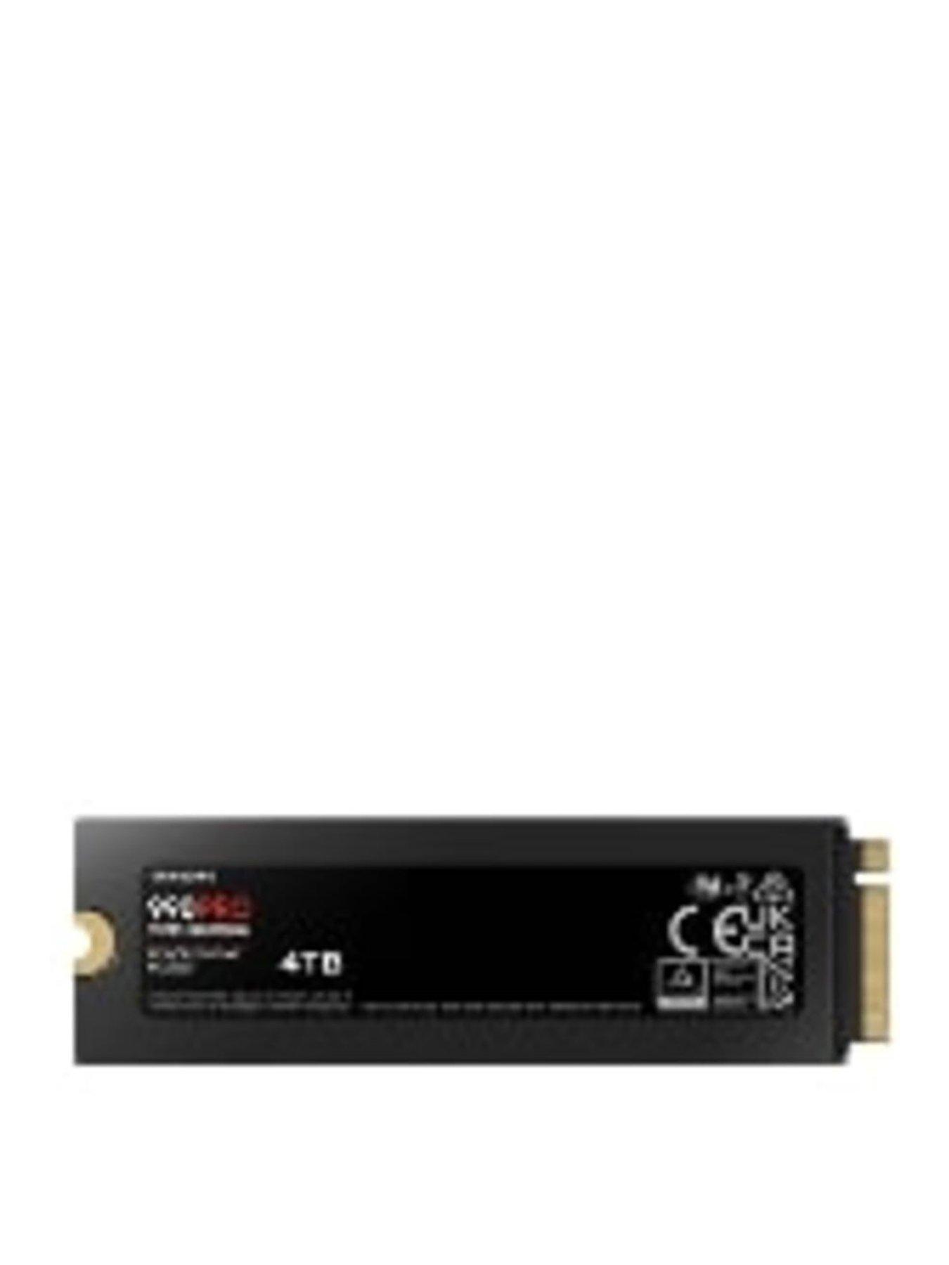 内蔵型SSD Samsung 990 PRO 4TB PCIe Gen4 x4 NVMeSSD Samsung 4TB 990 PRO w/Heatsink MZ-V9P4T0CW M.2 2280 PCIe