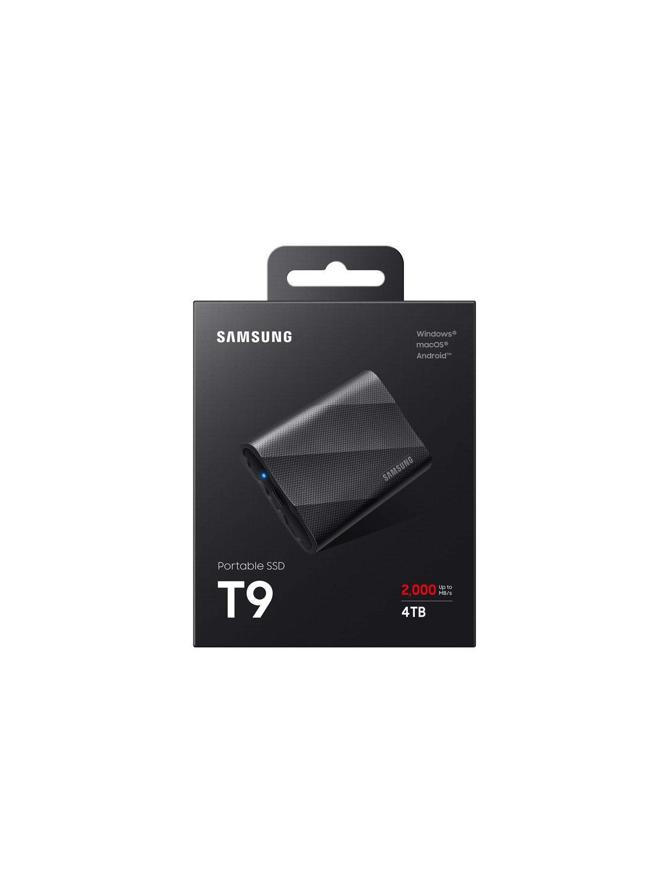 Samsung T9 4TB Portable SSD USB 3.2 Black | Very