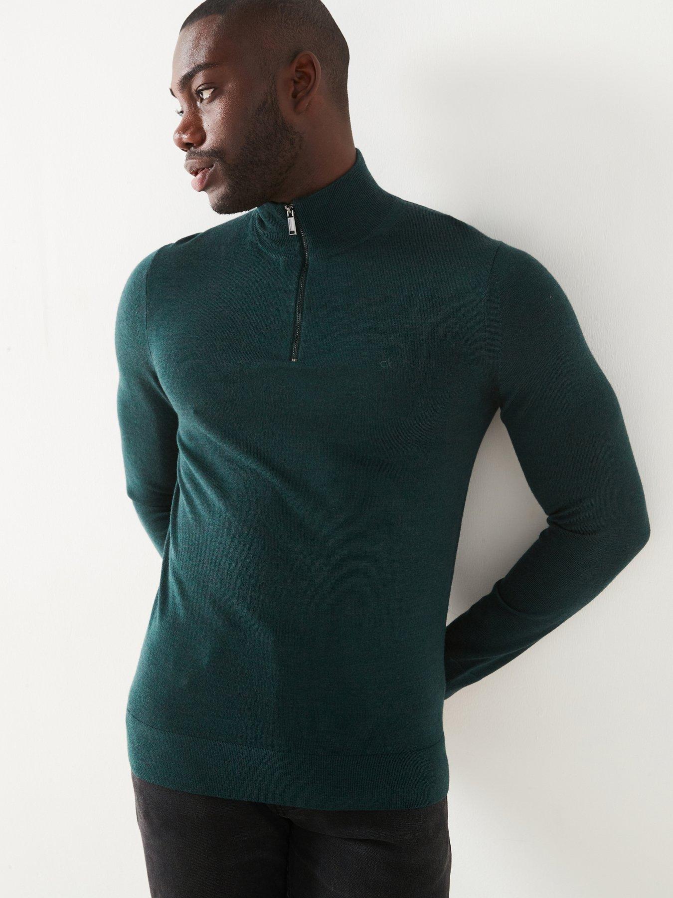 Dark green quarter zip hotsell