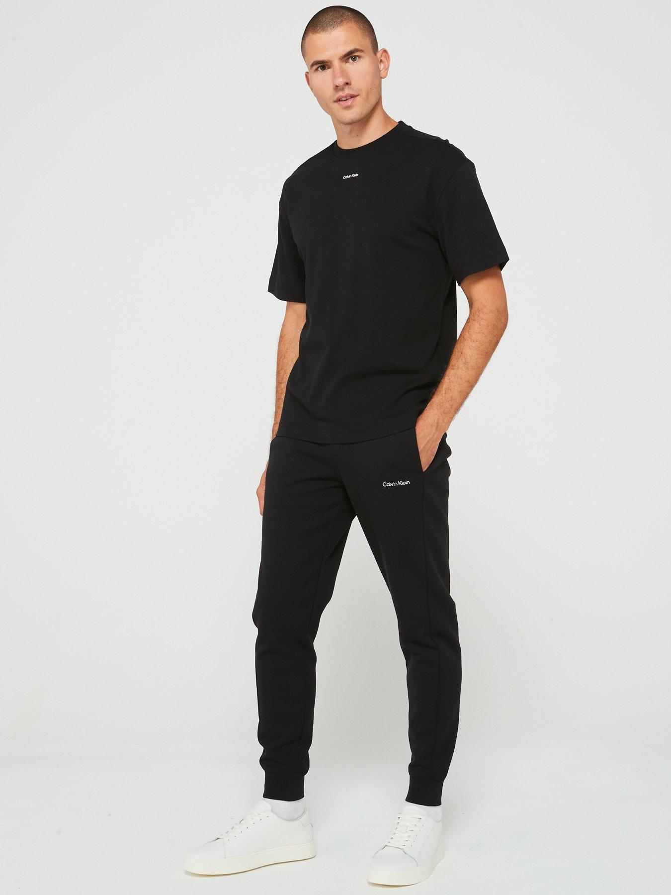 undefined Micro Logo Repreve Cuffed Joggers - Black