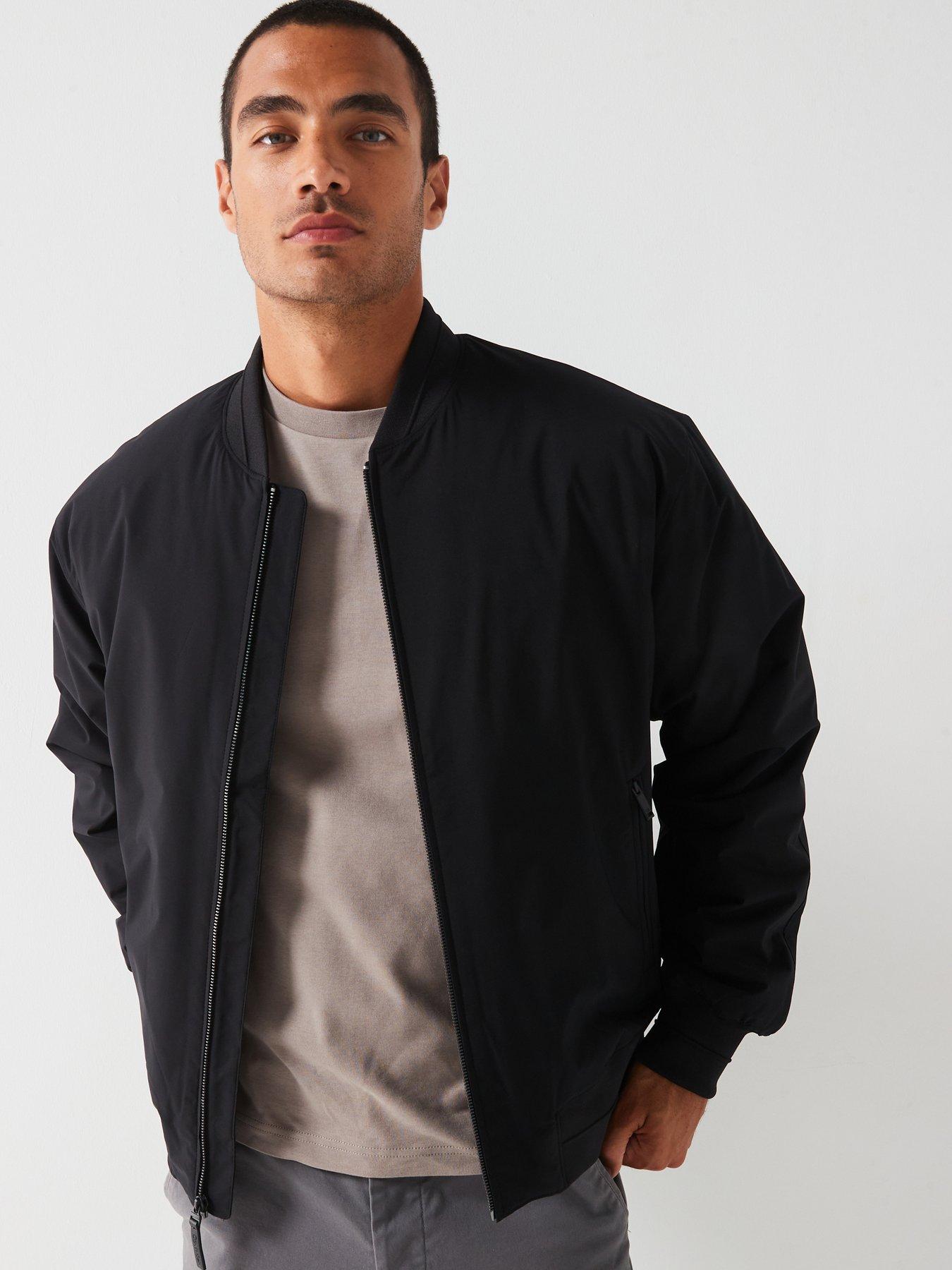 Calvin Klein Cotton Bomber Jacket Black Very