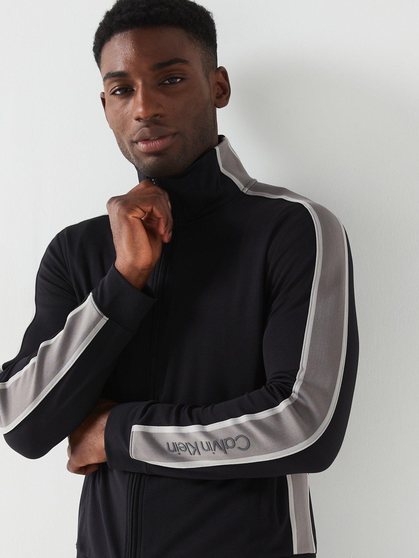 Taping Sleeve Poly Track Top Black