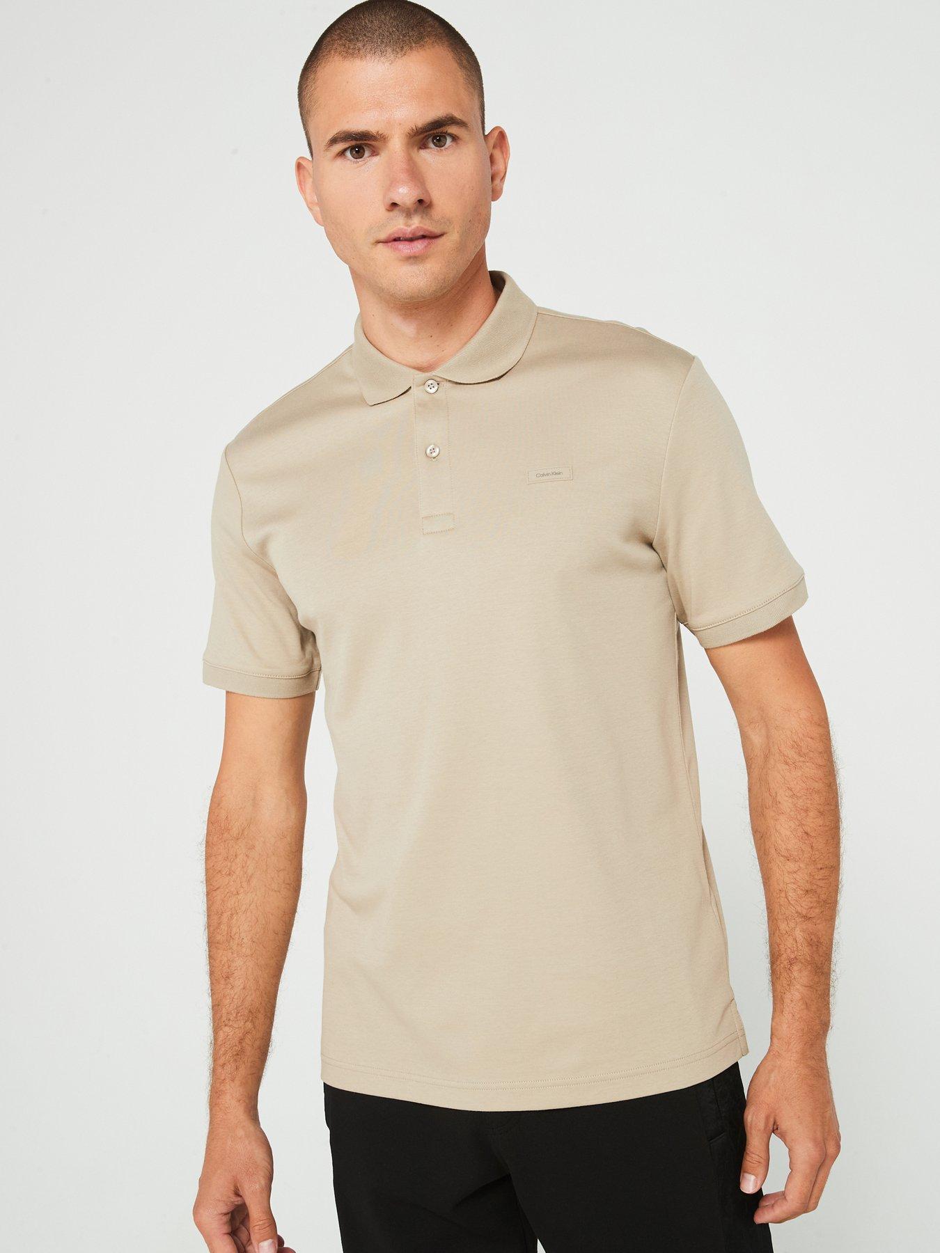 Calvin klein men's liquid touch cotton polo shirt best sale