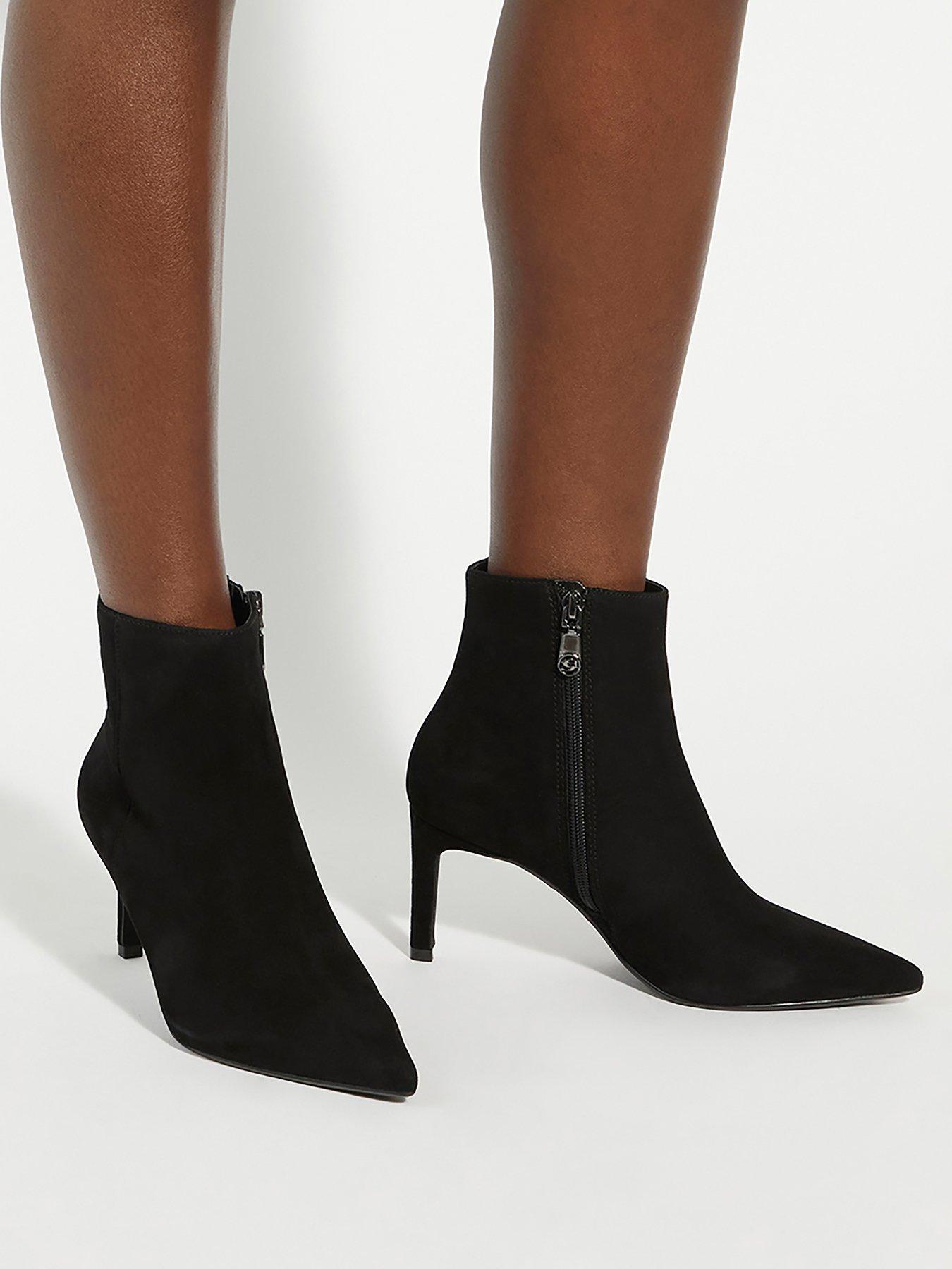 Dune London Obsessively Kitten Heel Pointed Toe Ankle Boots