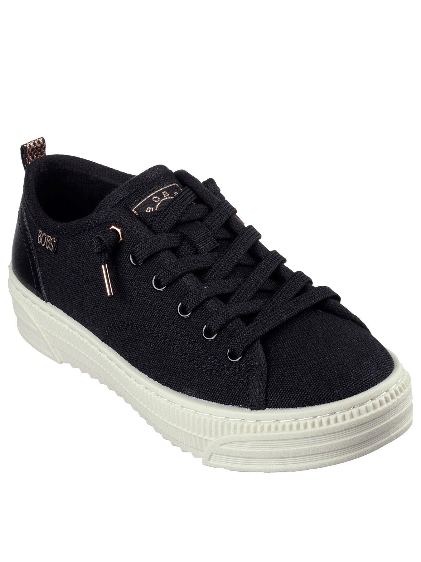Skechers Bobs Copa Plimsolls Black Very
