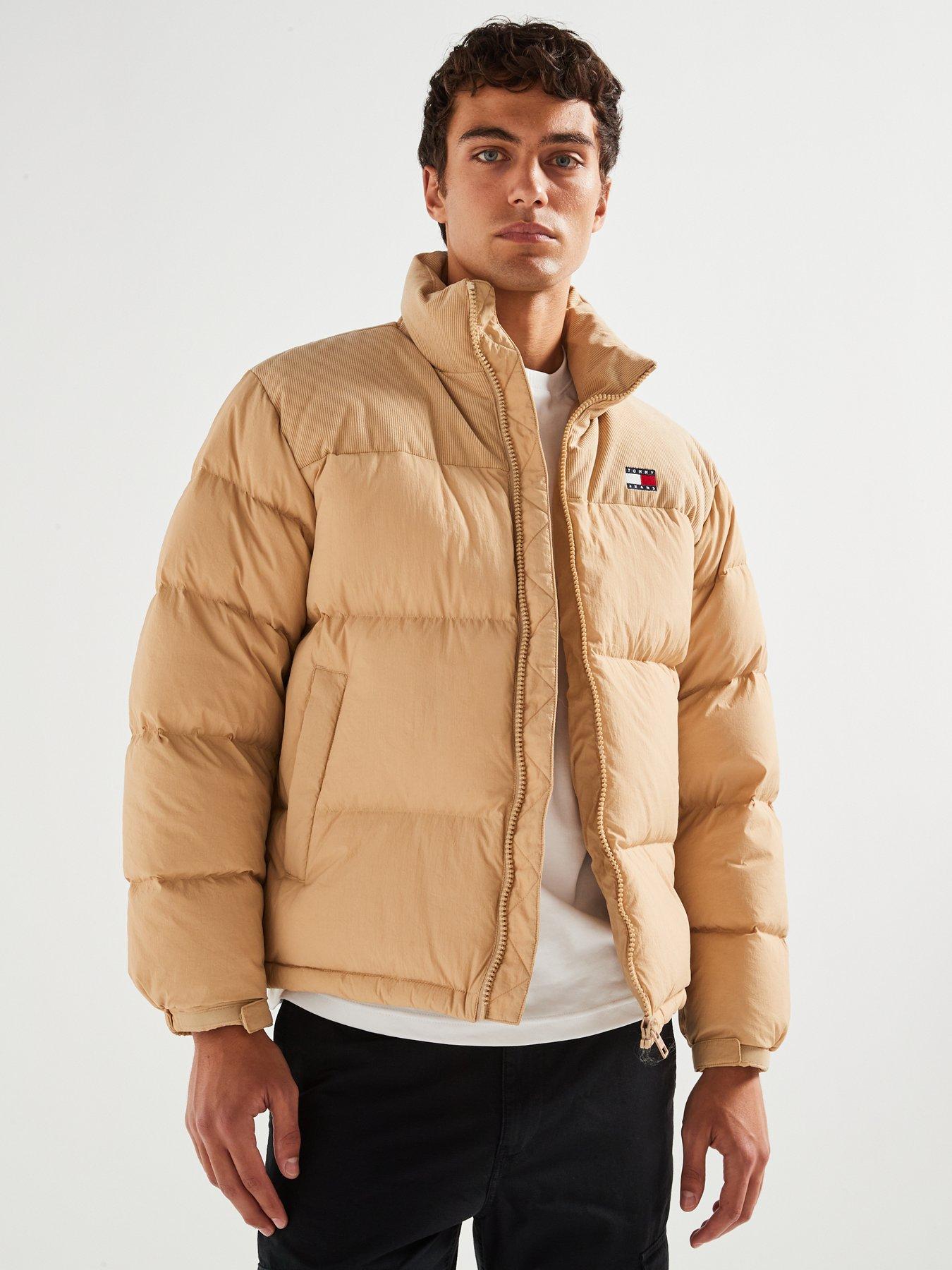 Tommy Jeans Cord Mix Alaska Puffer Jacket - Beige | Very