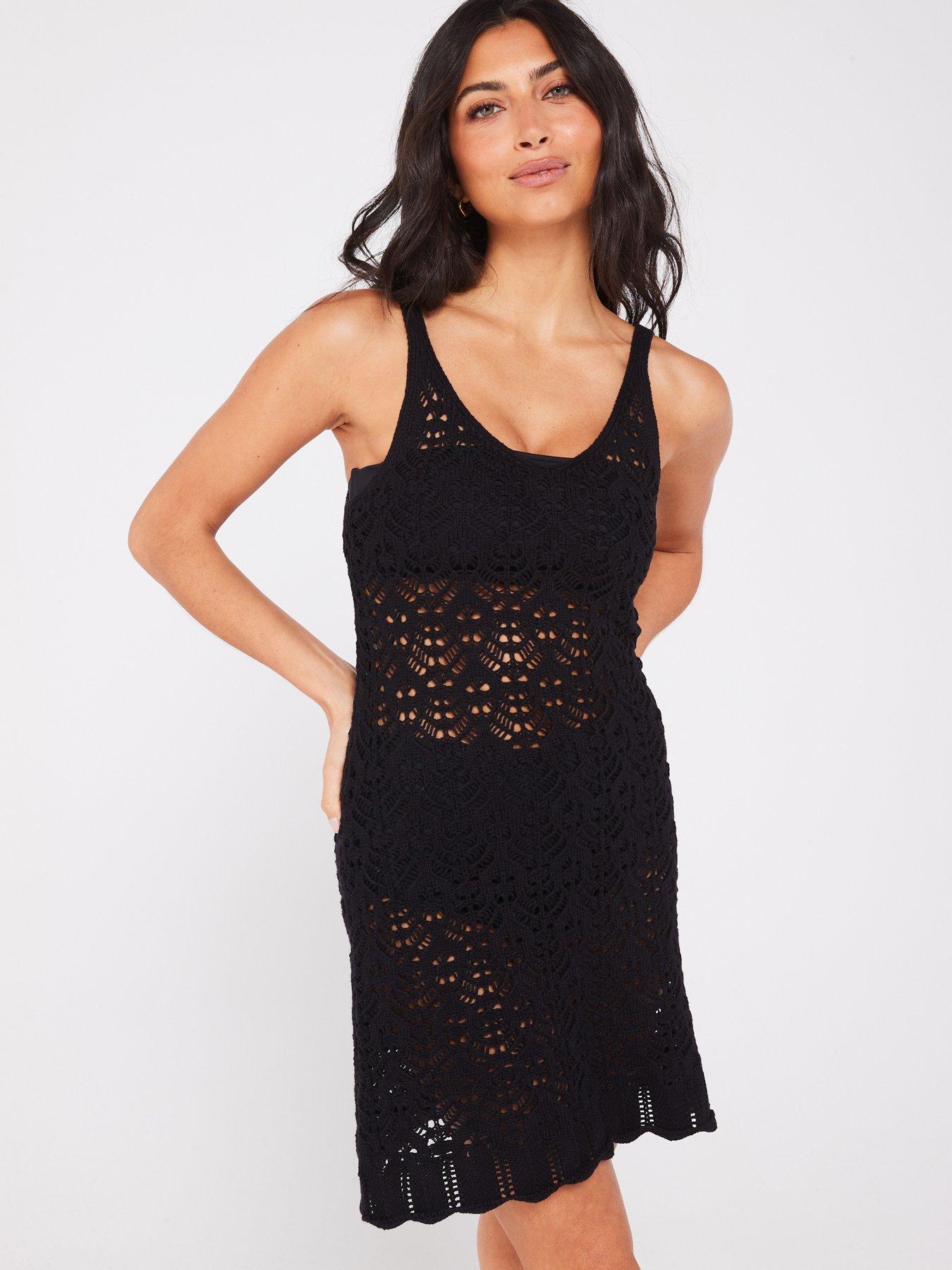 brave-soul-v-neck-strappy-crochet-mini-dress