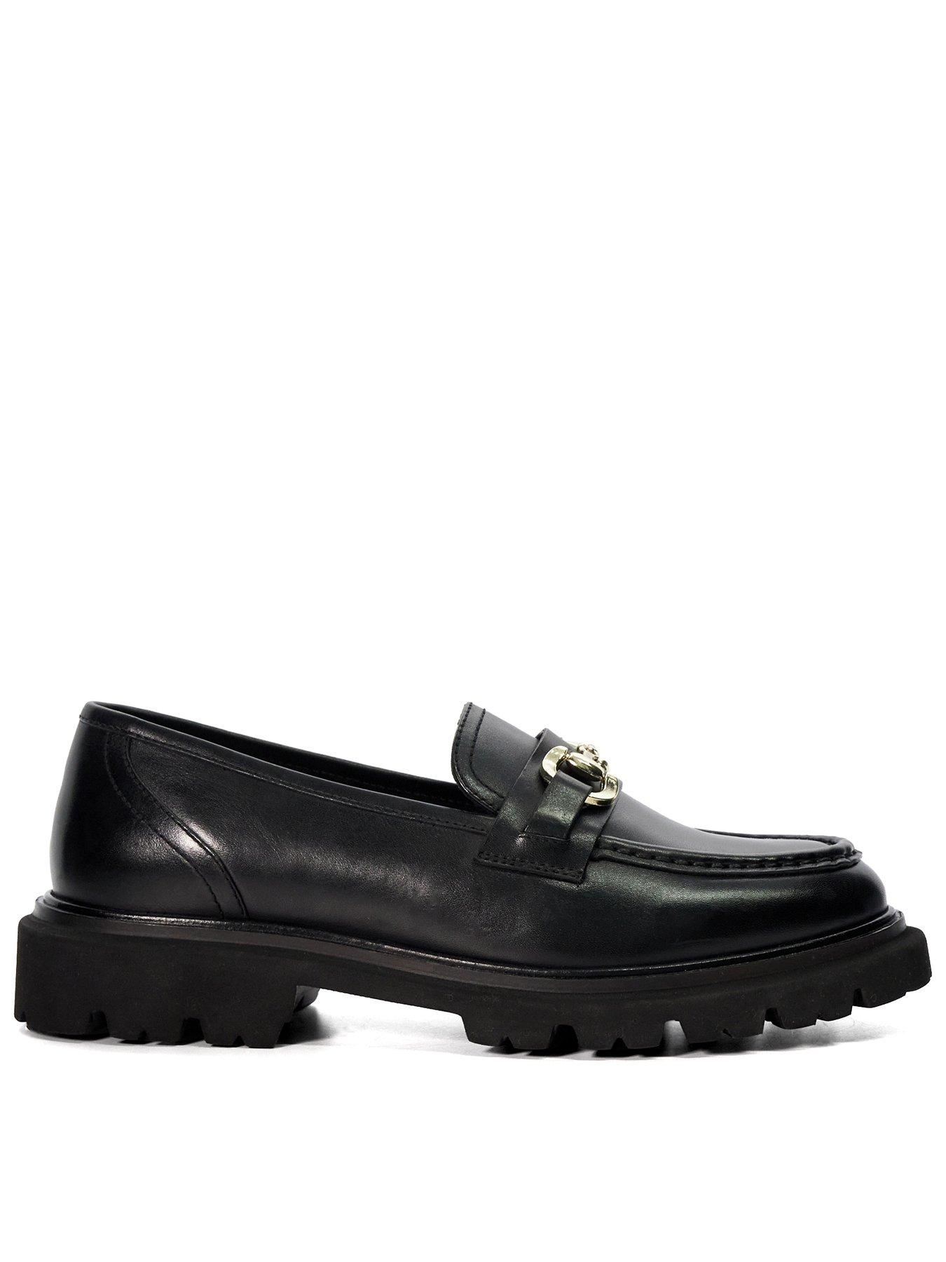 undefined Gregory Chunky Leather Loafer - Black