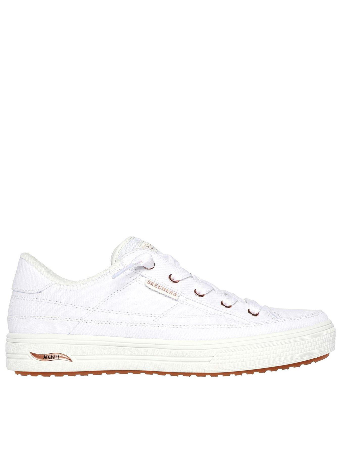 Arch Fit Acade Meet Ya There Plimsolls White