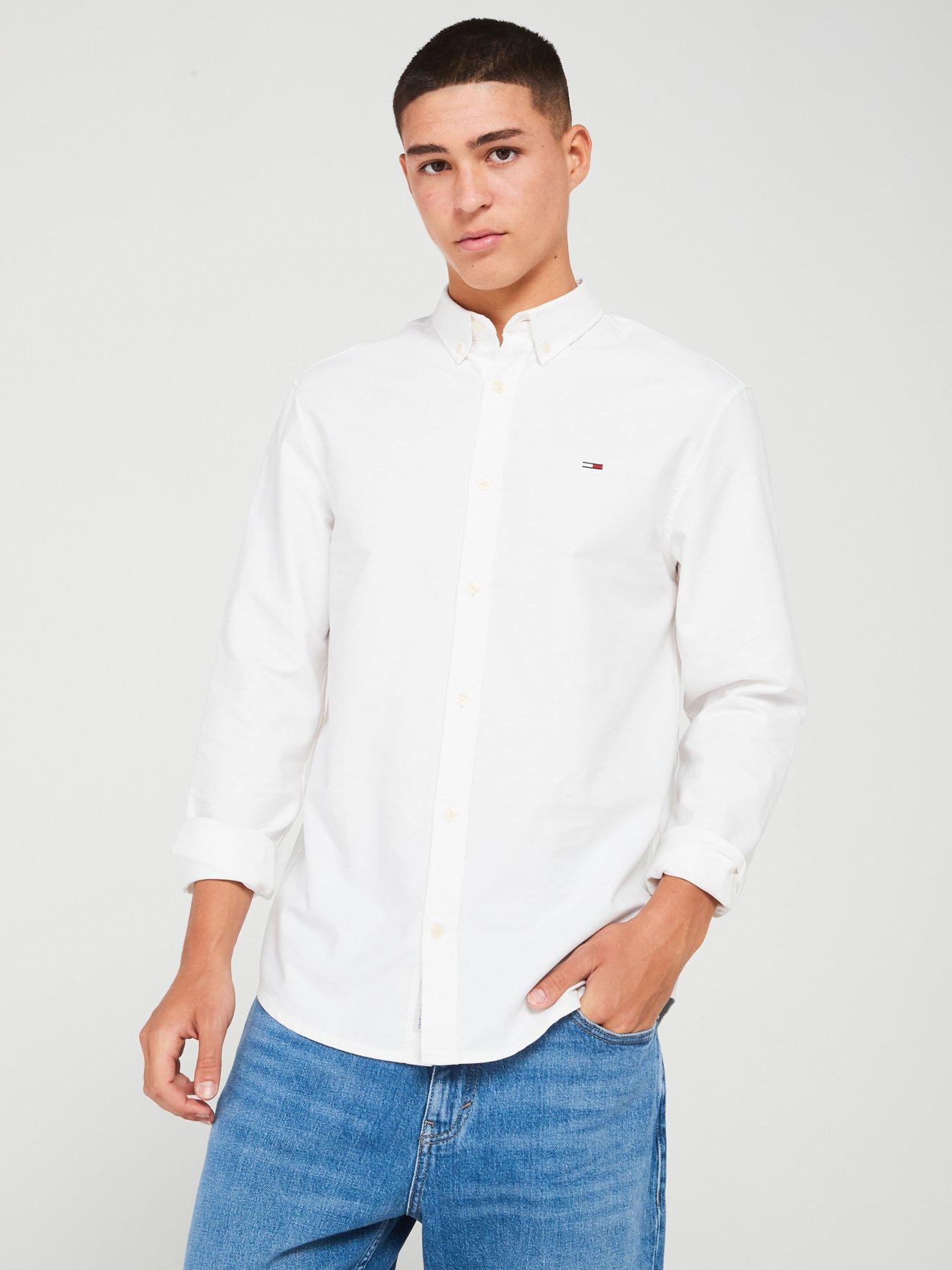 undefined Regular Fit Oxford Shirt - White