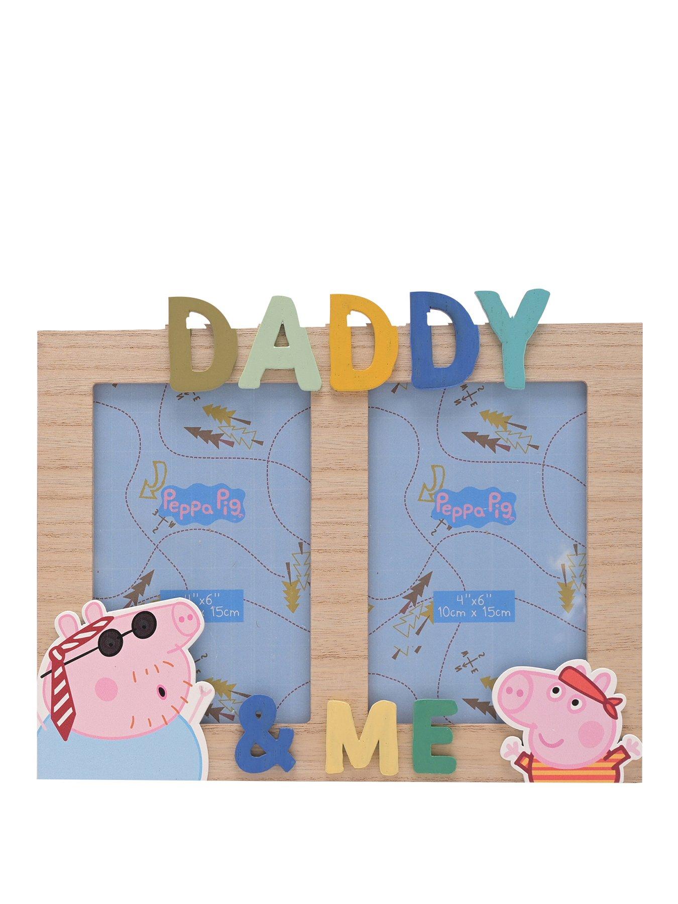 Product photograph of Peppa Pig Daddy Me Photo Frame from very.co.uk