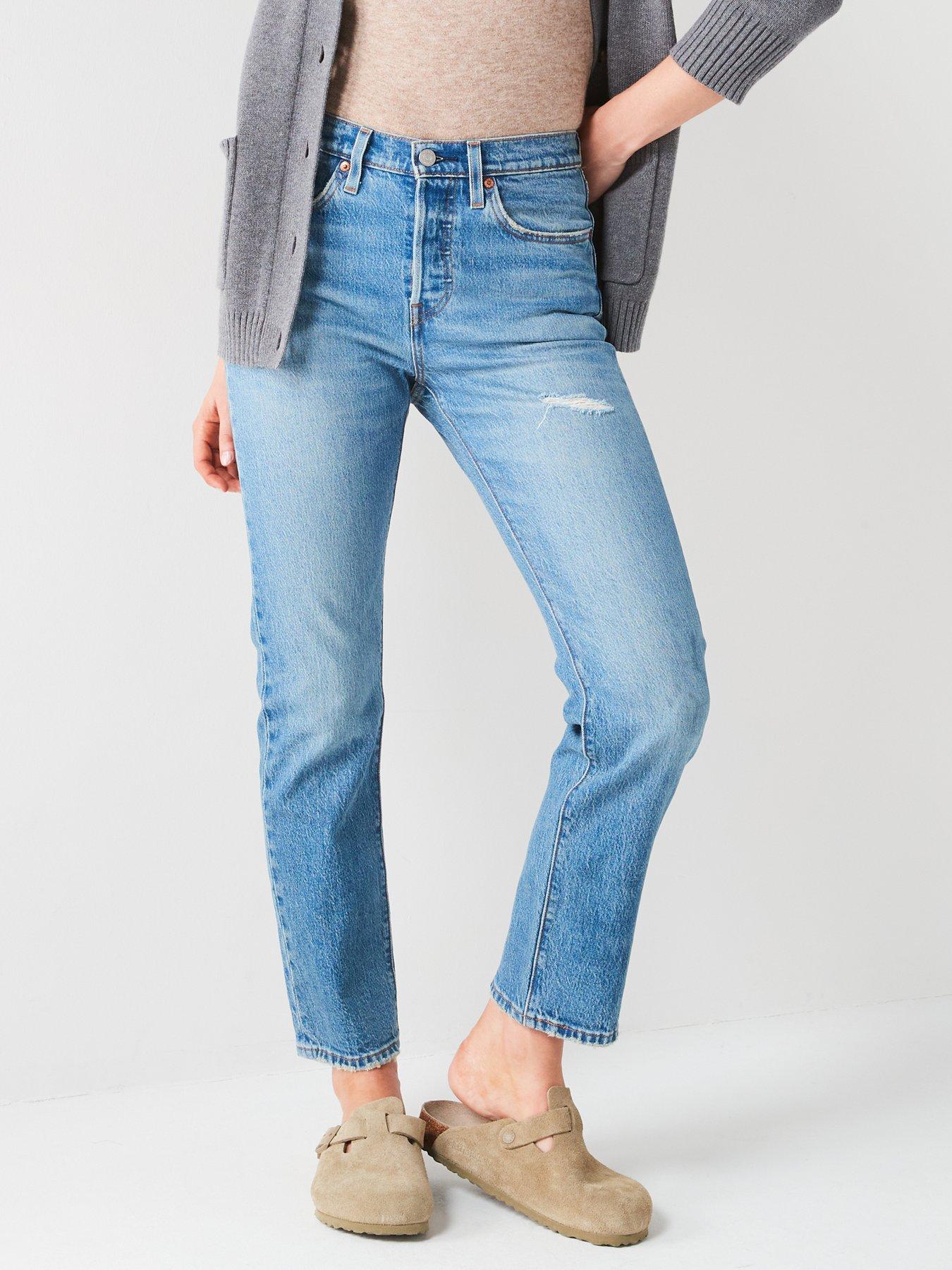 undefined 501 Straight Leg Jeans - Blue