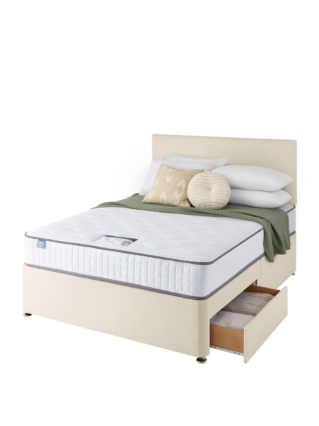 Image 2 of 7 of Silentnight 800 Pocket Memory&nbsp;Divan Bed with Storage Options- Medium