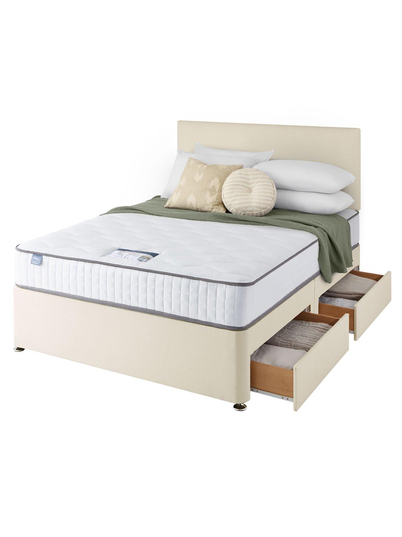 Image 5 of 7 of Silentnight 800 Pocket Memory&nbsp;Divan Bed with Storage Options- Medium