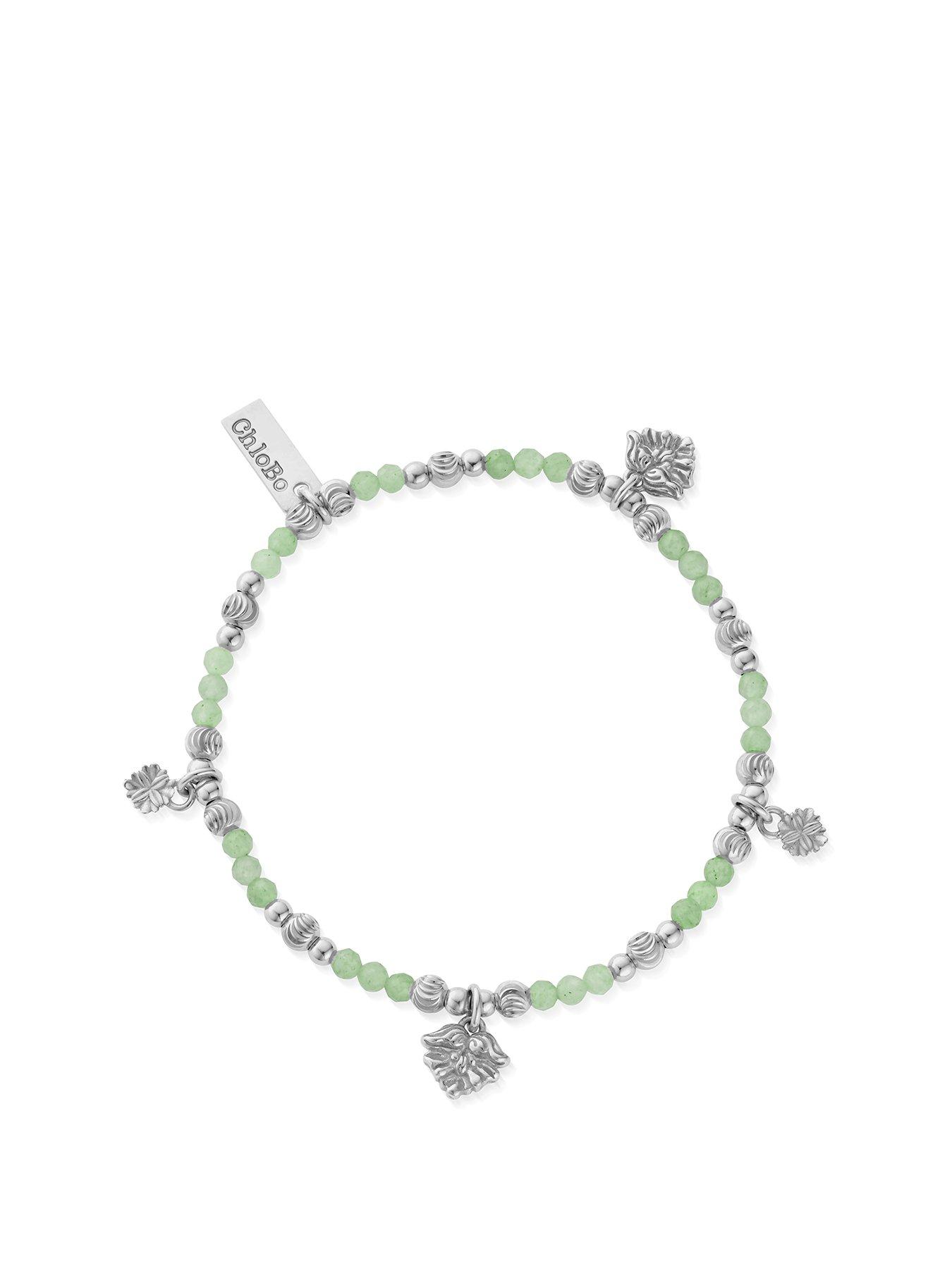 Product photograph of Chlobo Forever Blooming Aventurine Bracelet from very.co.uk