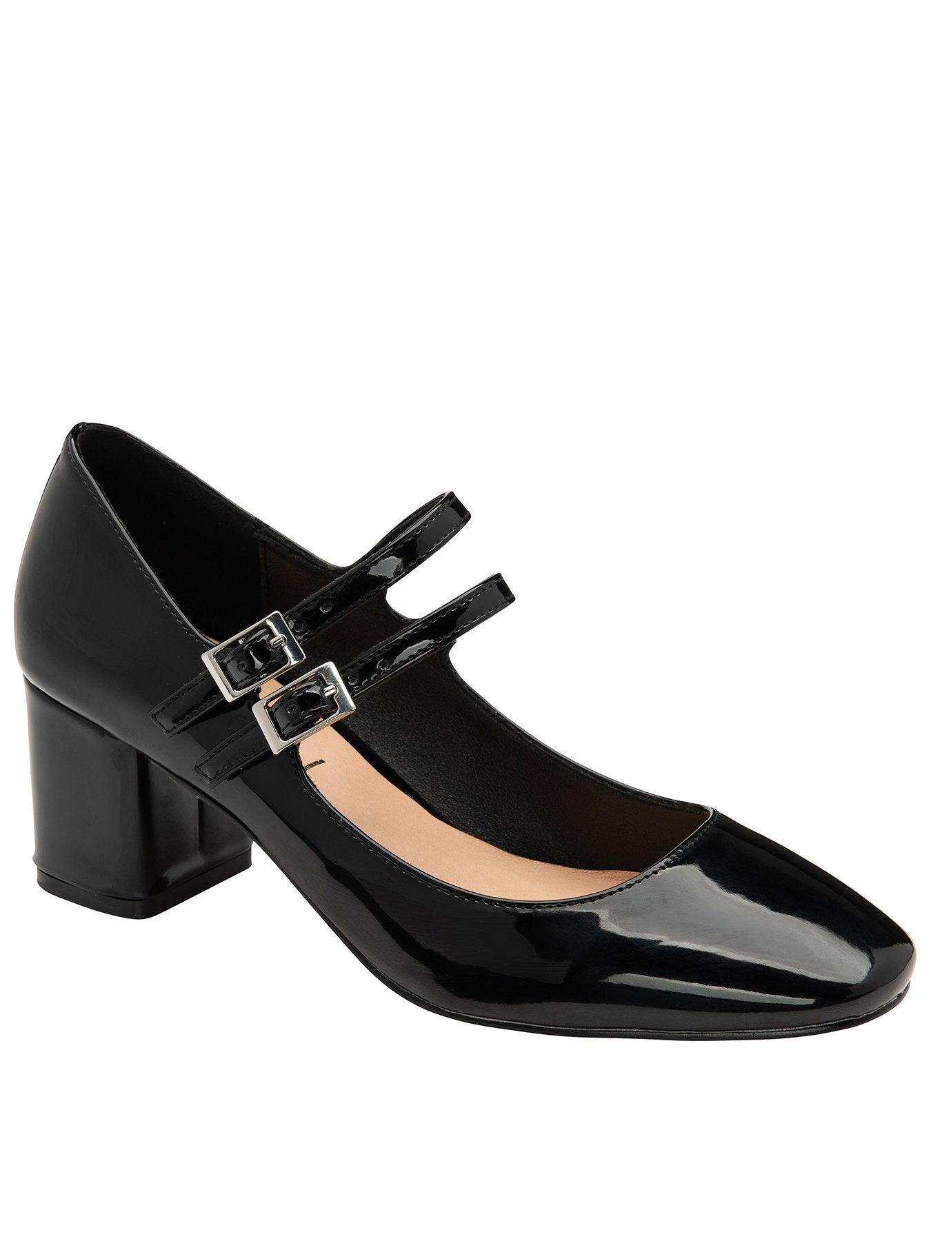 undefined Howth Heeled Mary Jane - Black
