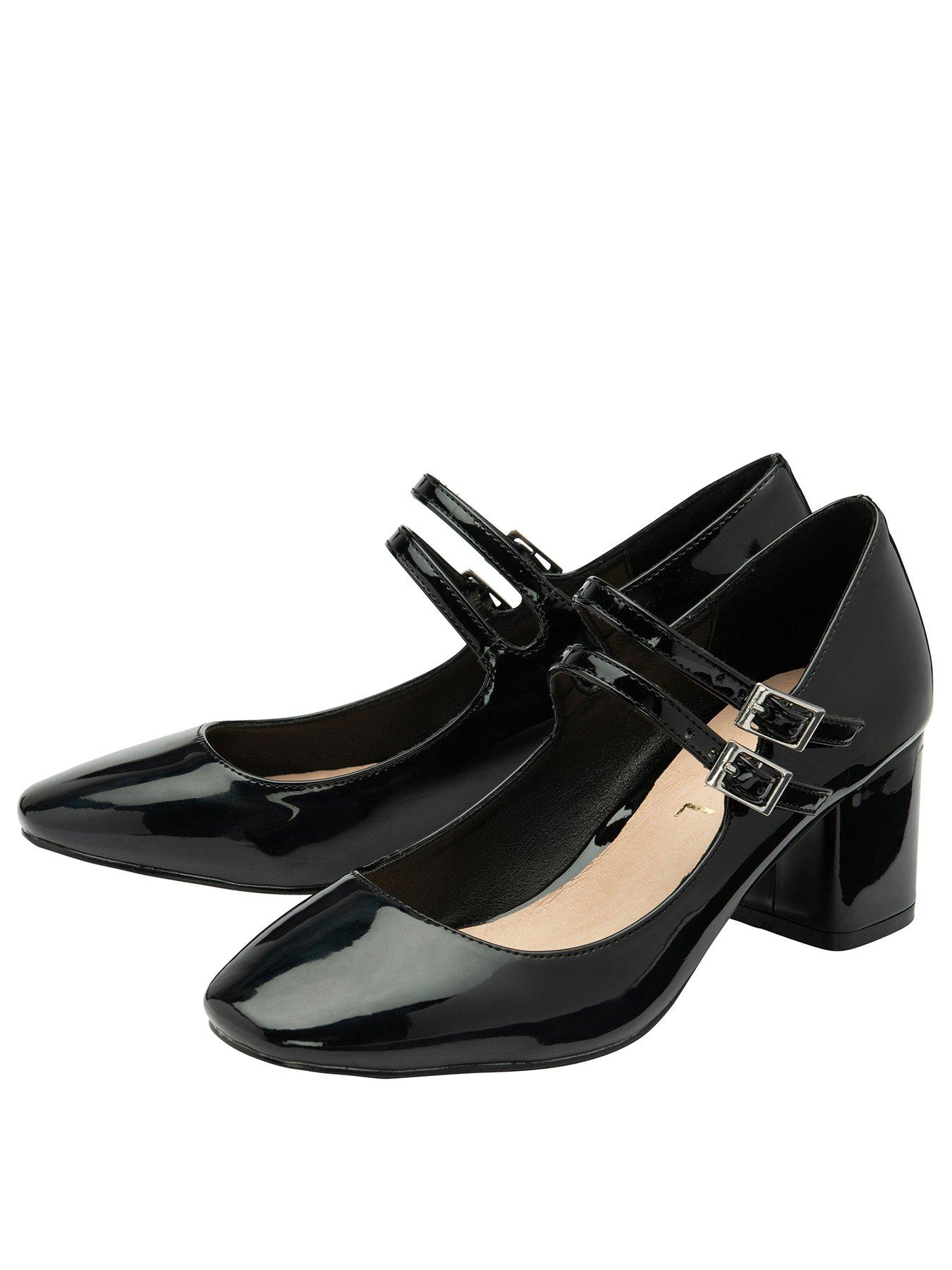 Image 2 of 4 of Ravel Howth Heeled Mary Jane - Black