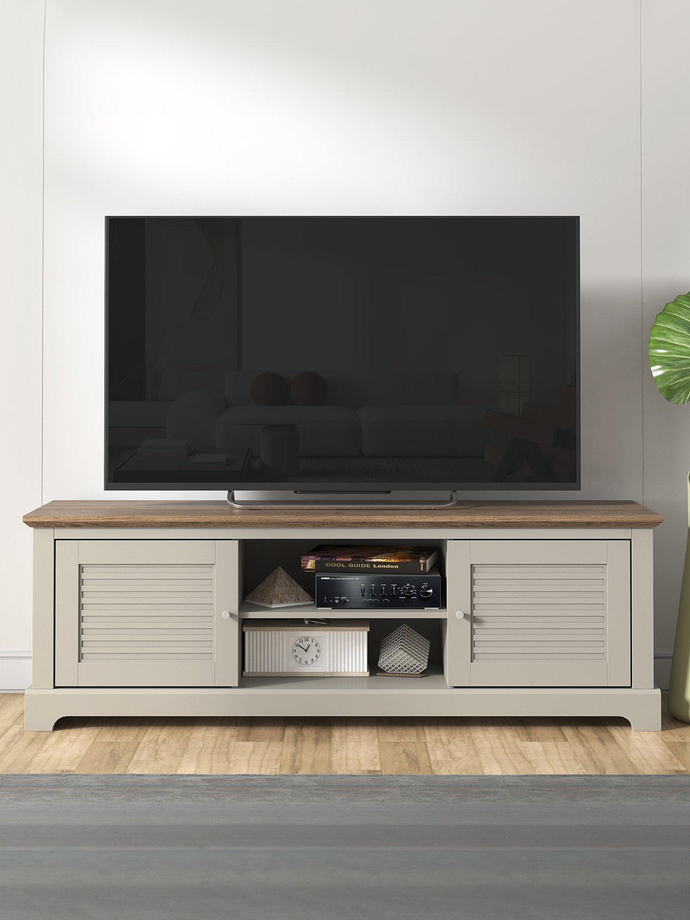 undefined Salcombe 2 Door TV Unit - fits up to 43 inch TV