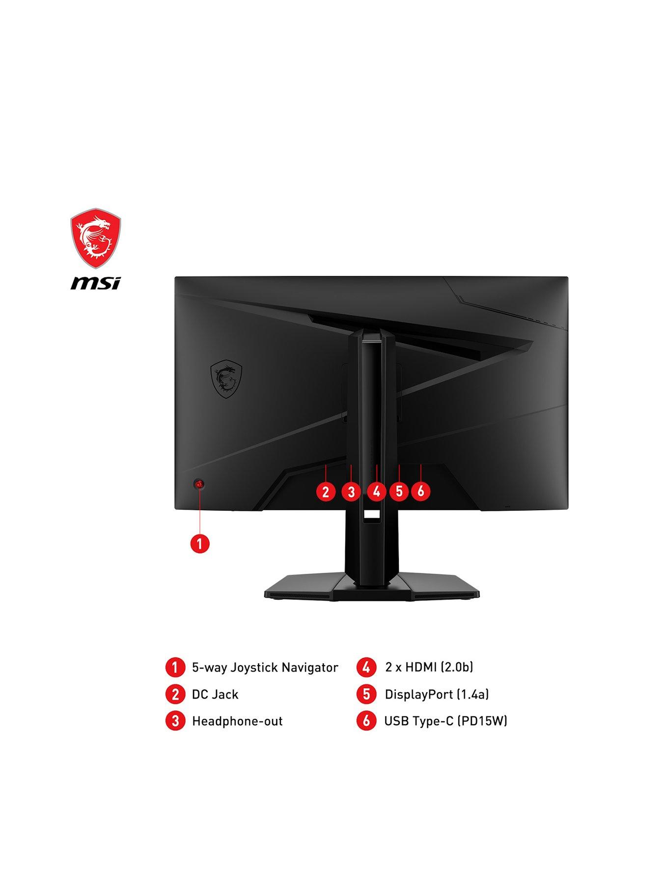 Image 2 of 7 of MSI G272QPF E2 27-inch, Quad HD, 180Hz, 1ms, Rapid IPS, Adaptive-Sync&nbsp;Gaming Monitor