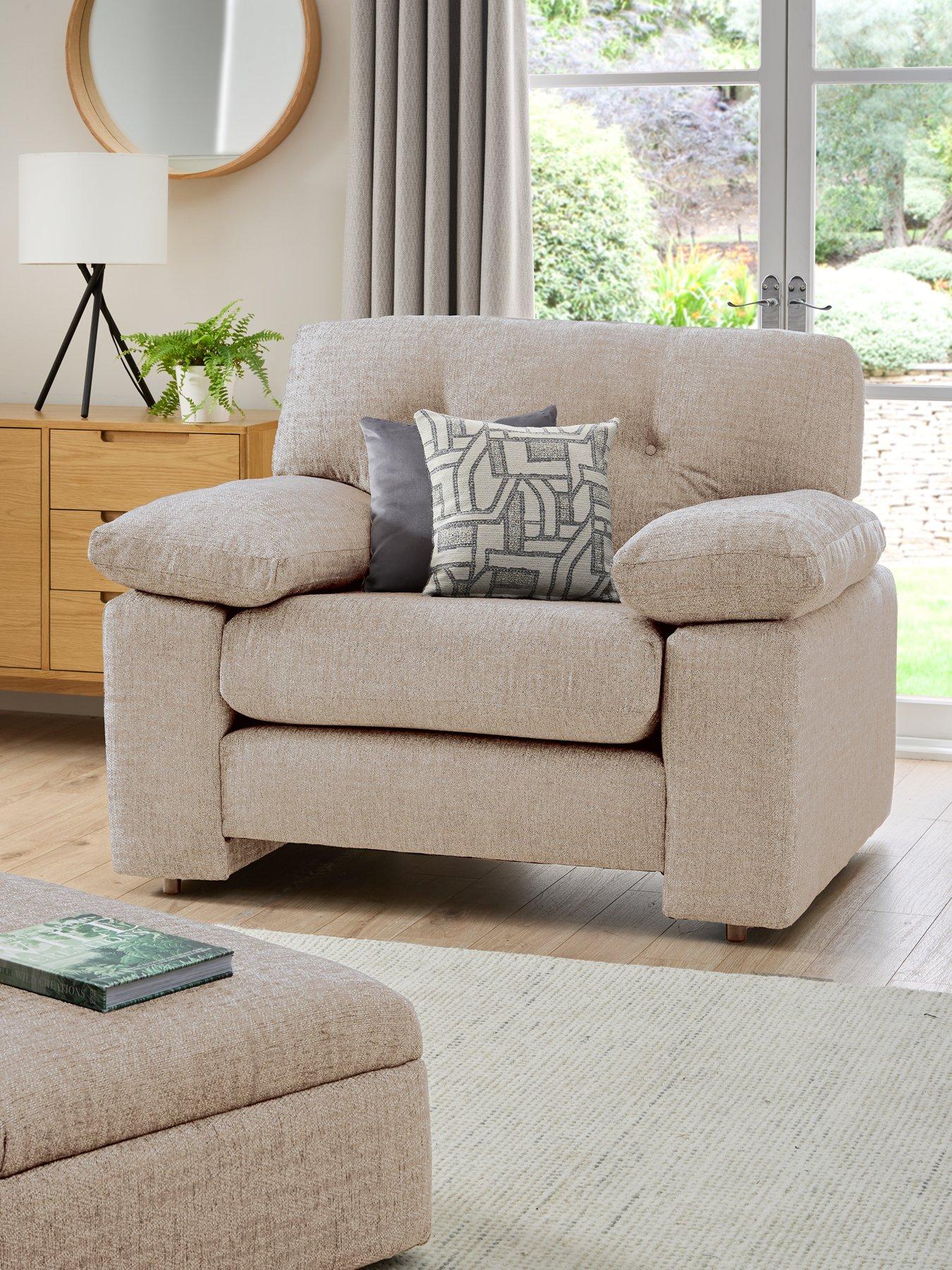 Very Home Megan Fabric Armchair - Made in the UK