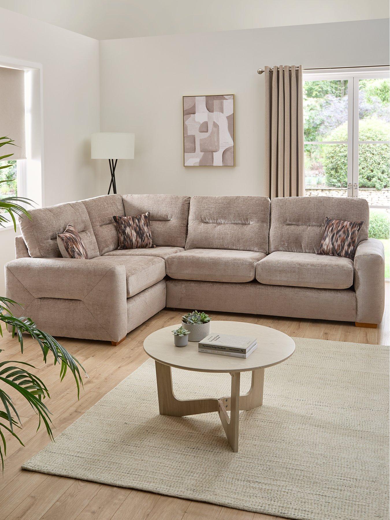 Product photograph of Very Home Melrose Lh Chaise from very.co.uk