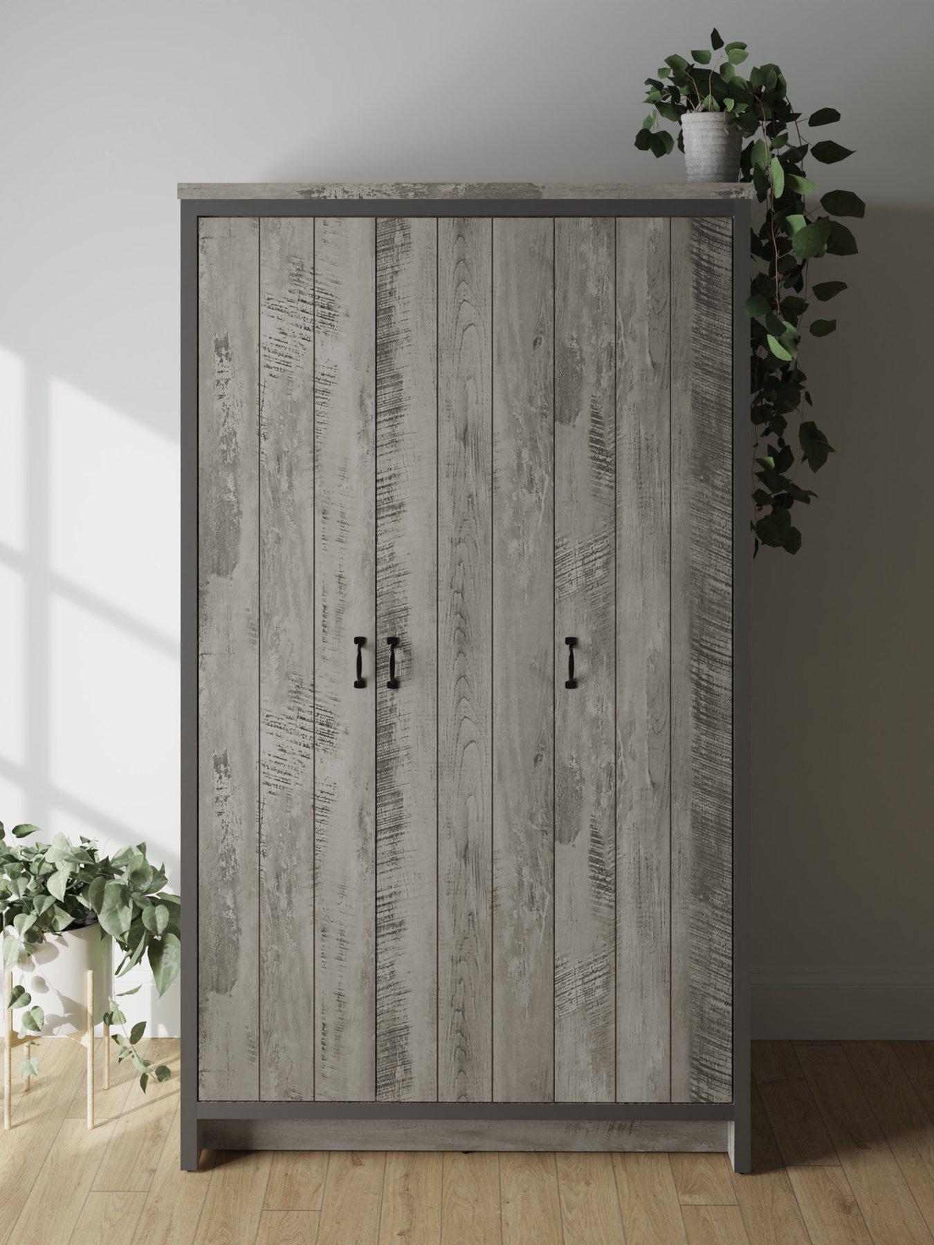 Product photograph of Gfw Boston 3 Door Wardrobe from very.co.uk