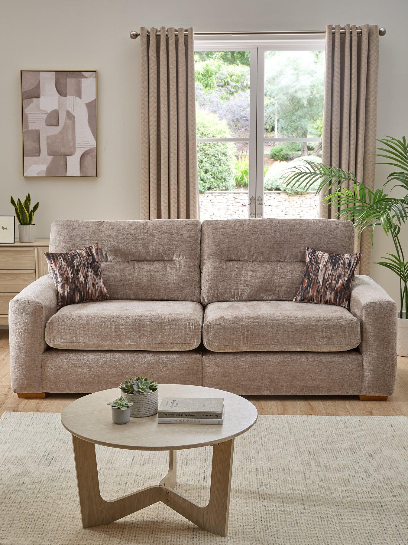undefined Melrose Fabric 4 Seater Sofa