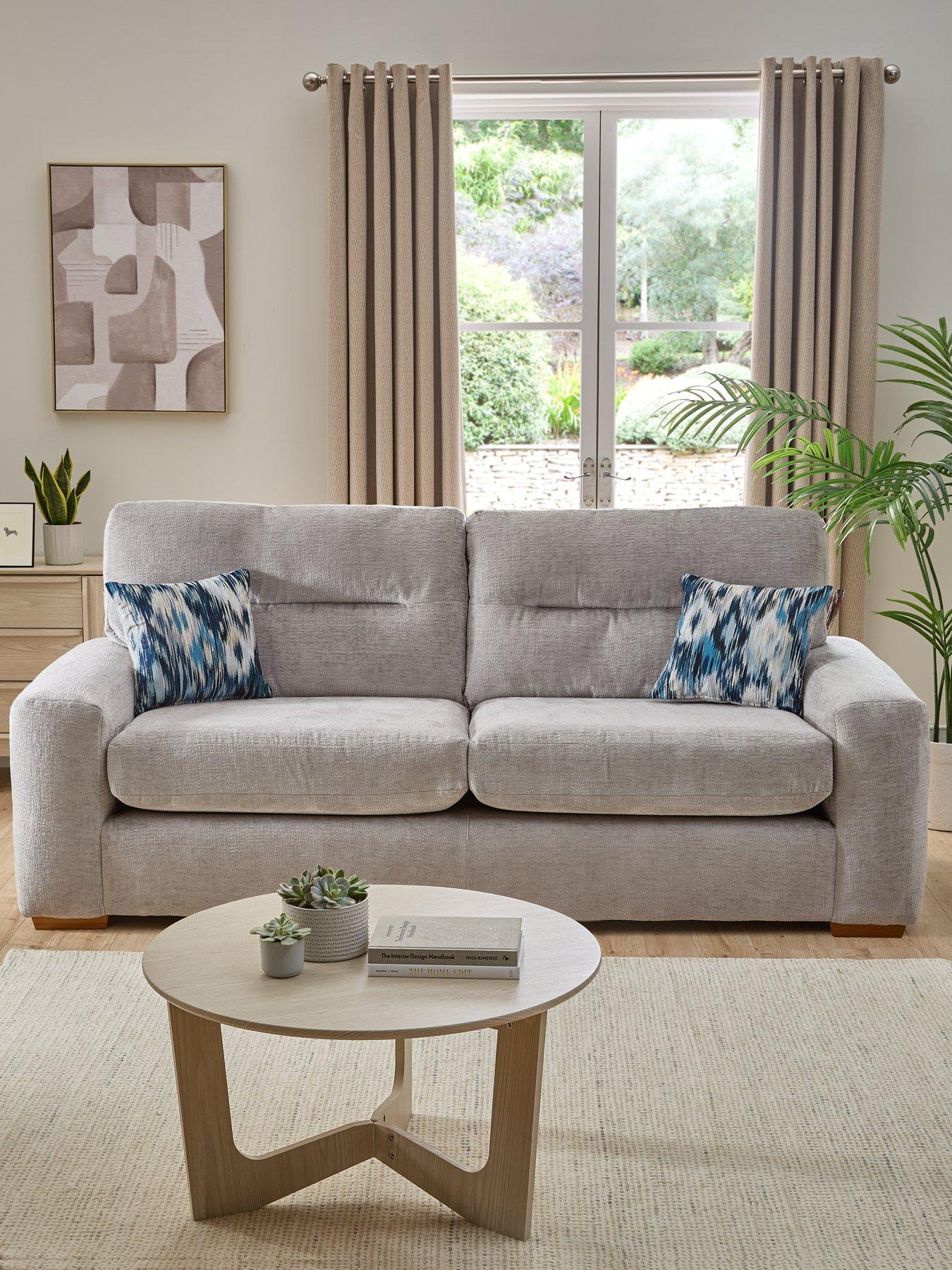 undefined Melrose Fabric 4 Seater Sofa