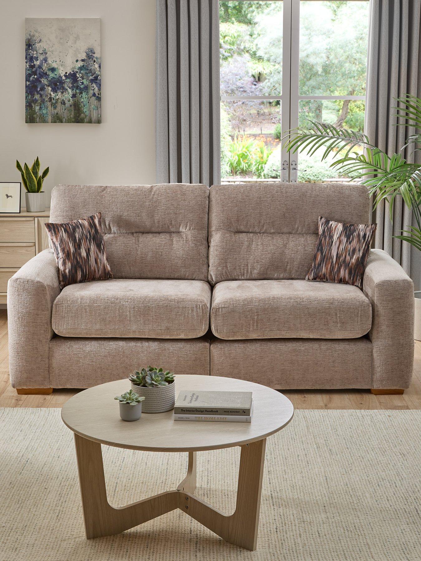 undefined Melrose Fabric 3 Seater Sofa