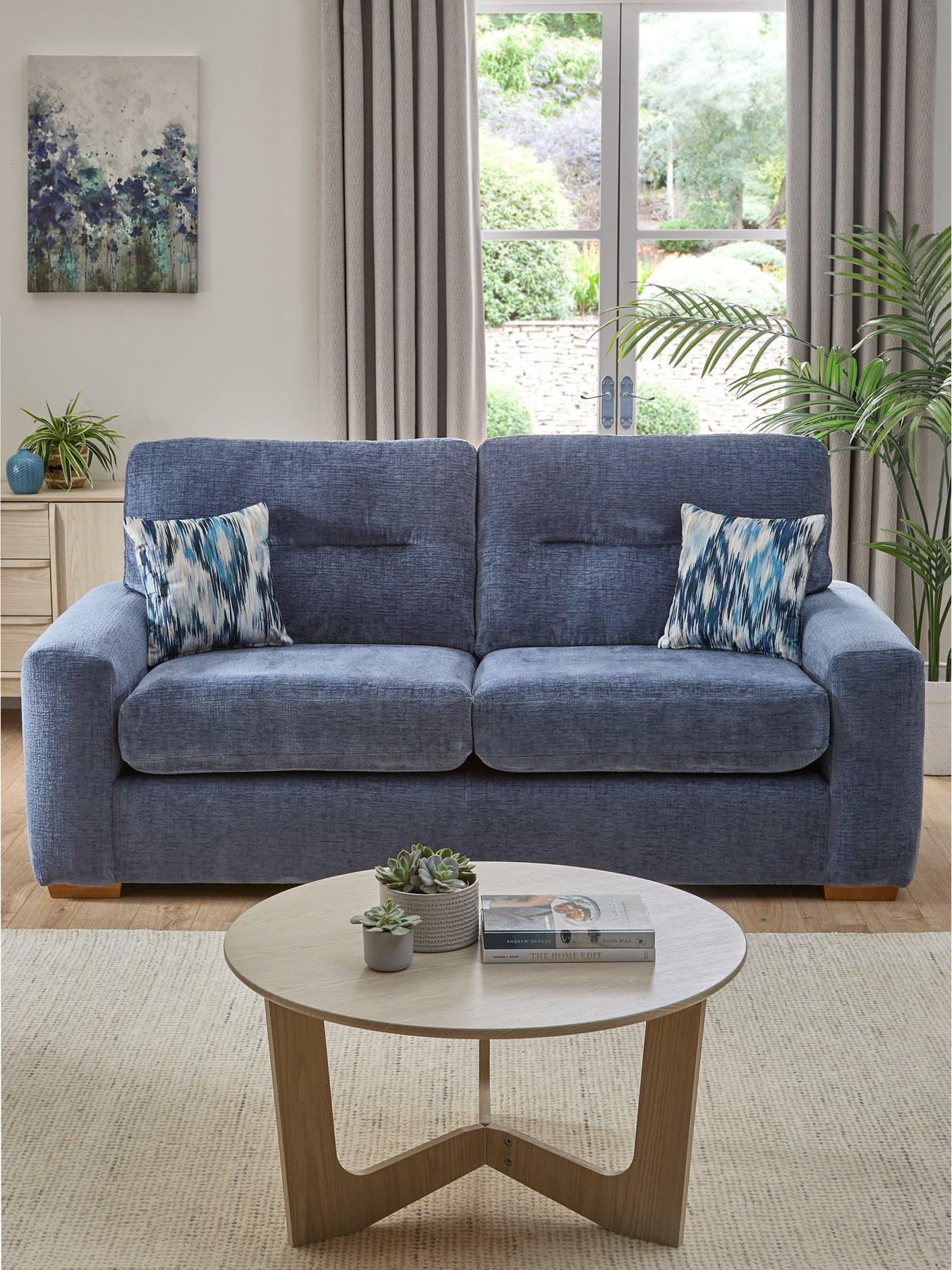 undefined Melrose Fabric 3 Seater Sofa