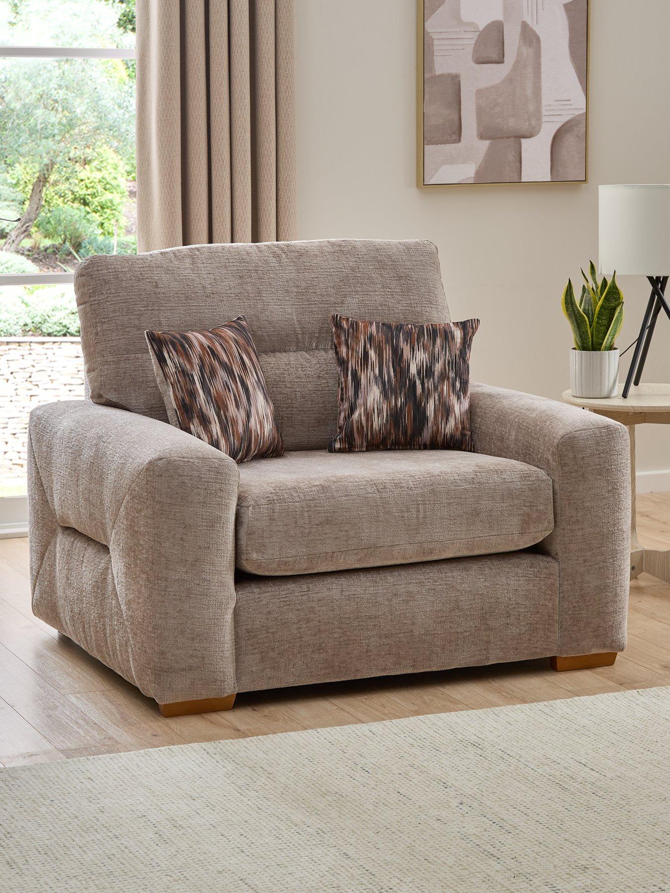 The Very Collection Melrose Fabric Snuggle Chair - Made in the UK