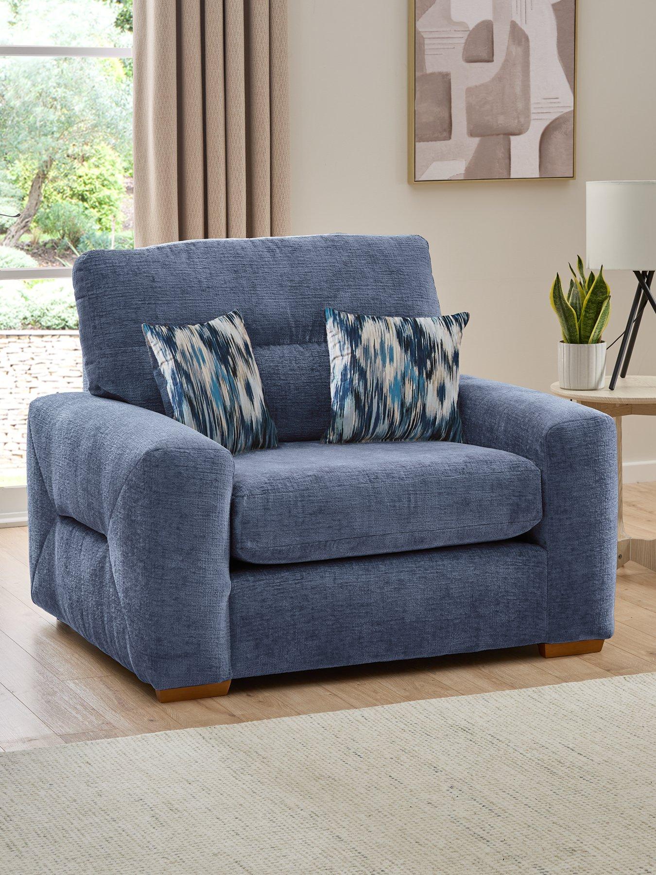 The Very Collection Melrose Fabric Snuggle Chair - Made in the UK