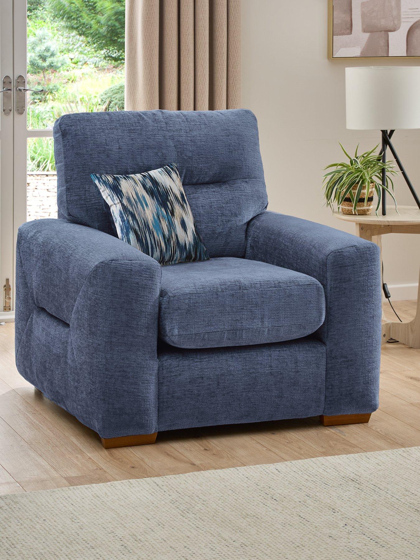 The Very Collection: Melrose Fabric Armchair - Made in the UK