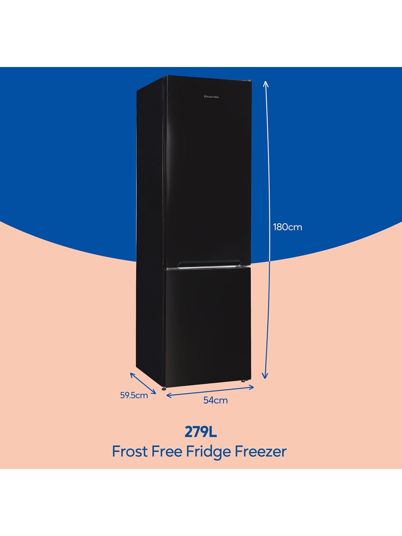 Image 3 of 7 of Russell Hobbs RH180FFFF551E1B 180X54cm Frost Free Fridge Freezer - Black