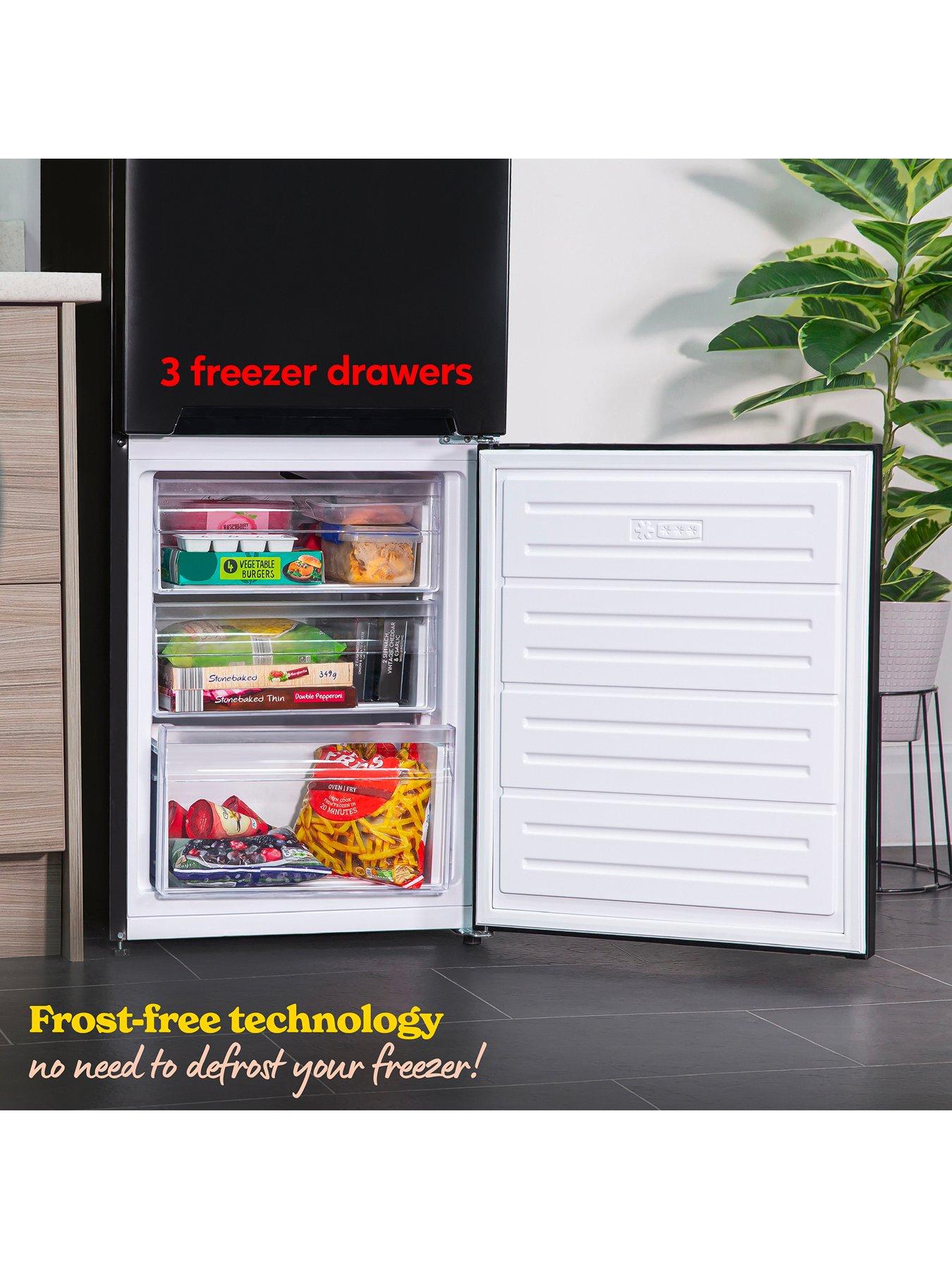 Image 6 of 7 of Russell Hobbs RH180FFFF551E1B 180X54cm Frost Free Fridge Freezer - Black