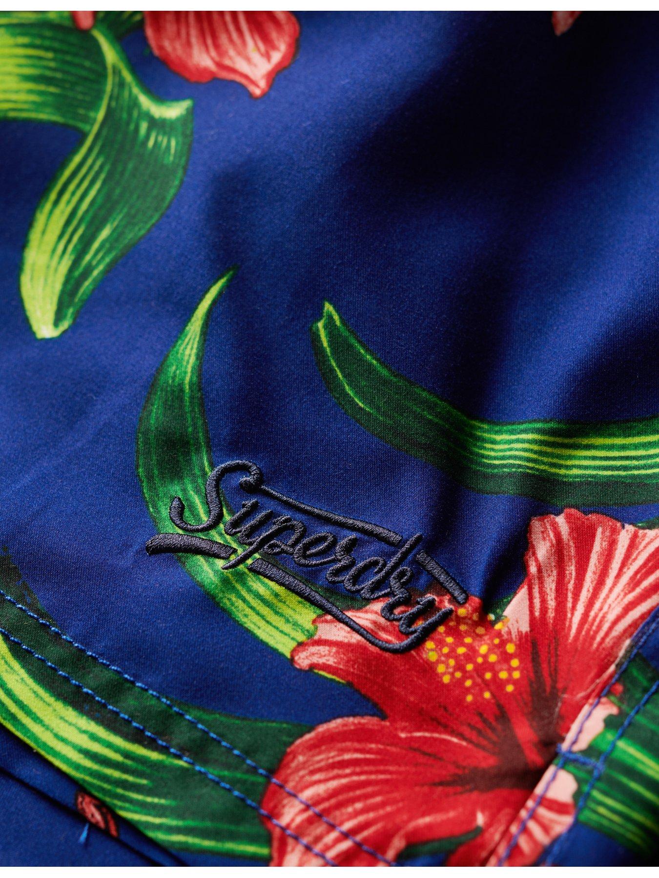 Superdry Blue Polyester Swim Shorts