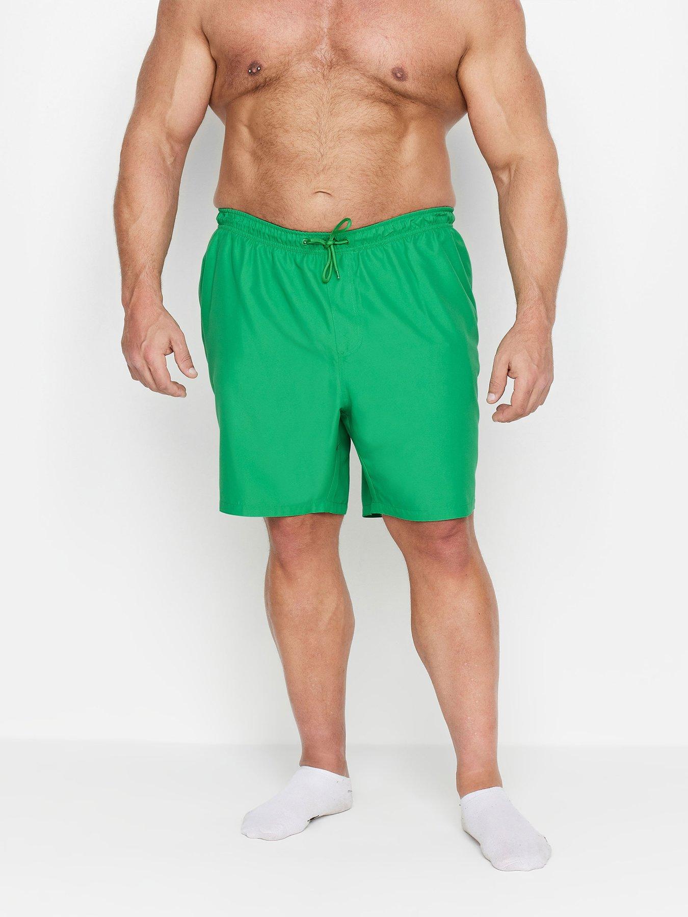 Image 1 of 2 of BadRhino Bad Rhino Plain Swimshort - Green