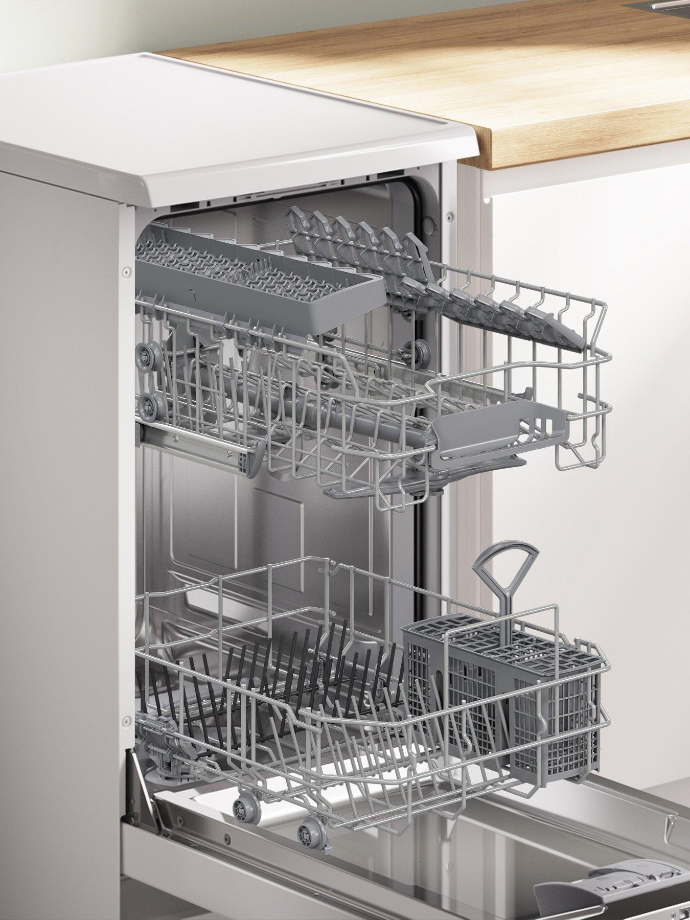 Image 4 of 7 of Bosch Series 2 SPS2IKW01G Slimline, 9-Place Settings Dishwasher with SpeedPerfect - White - F Rated