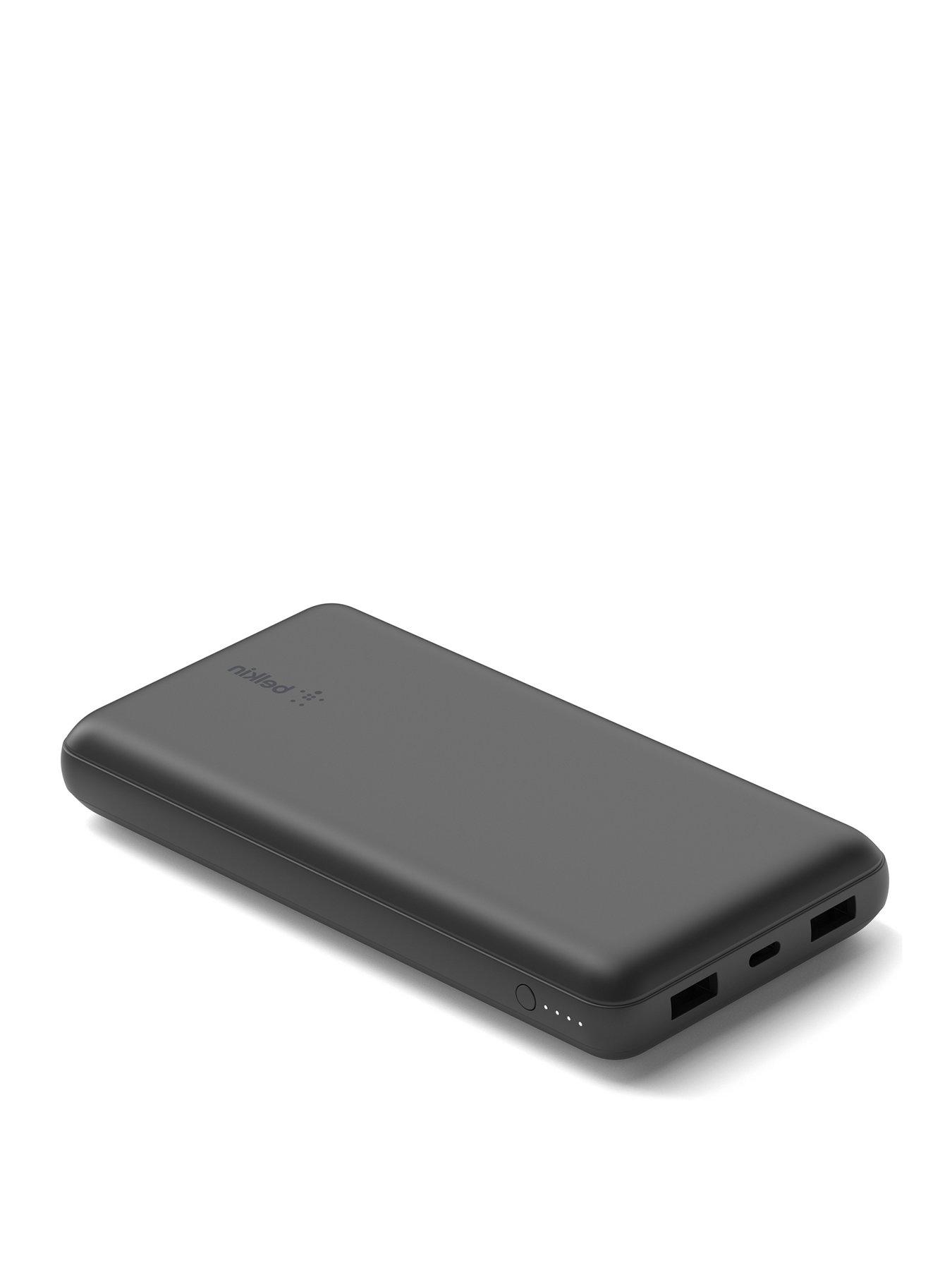 Image 3 of 5 of Belkin BoostCharge&nbsp;20,000mAh Powerbank - 3 Port, 15W Output, Fast Charging - Black
