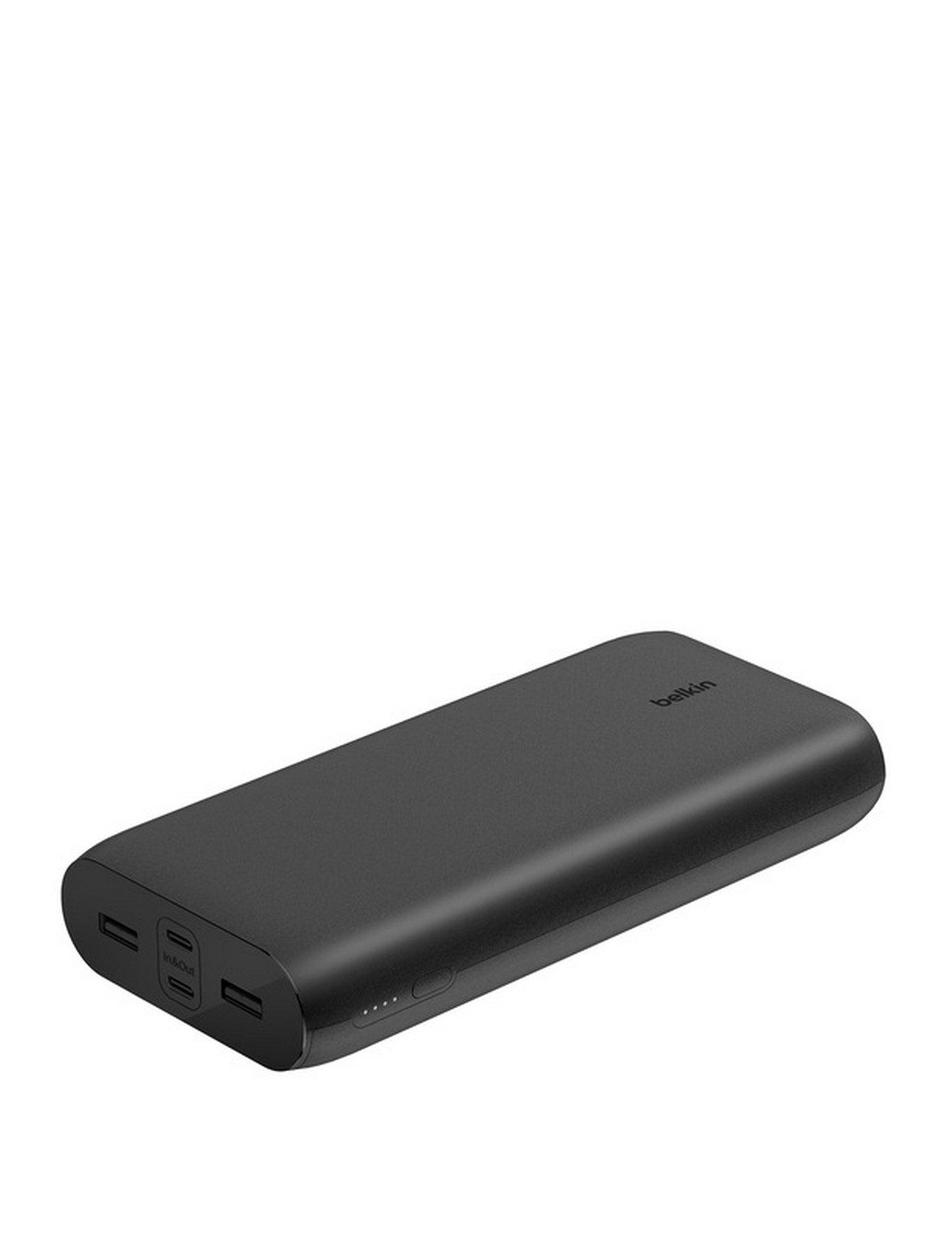 Belkin BoostCharge 26,000mAh Powerbank - 4 Port, 32W PD Fast Charger, Black