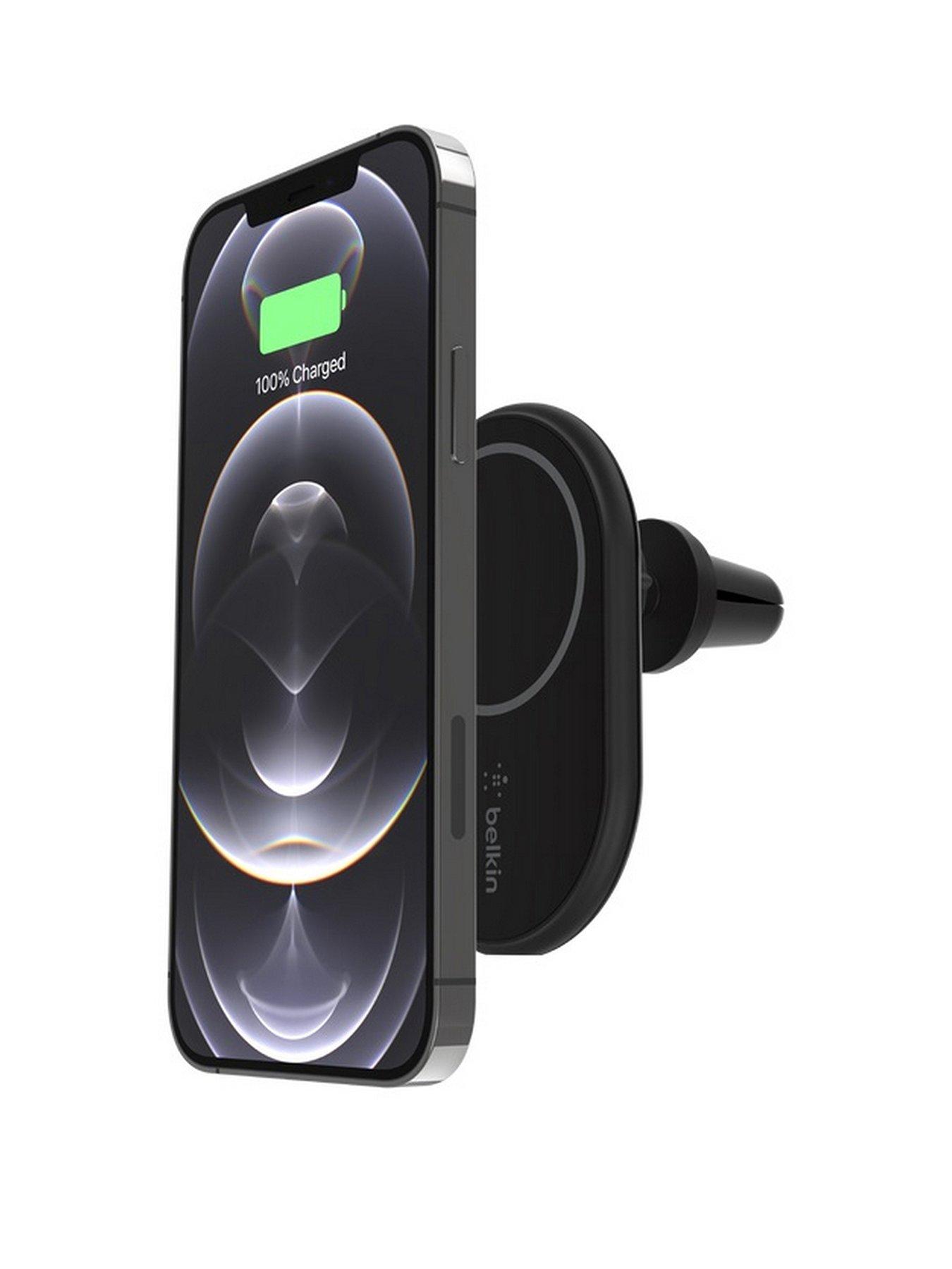 Belkin Magsafe Compatible Wireless Charging Car Vent Mount - iPhone 15/14/13/12 Series Compatible