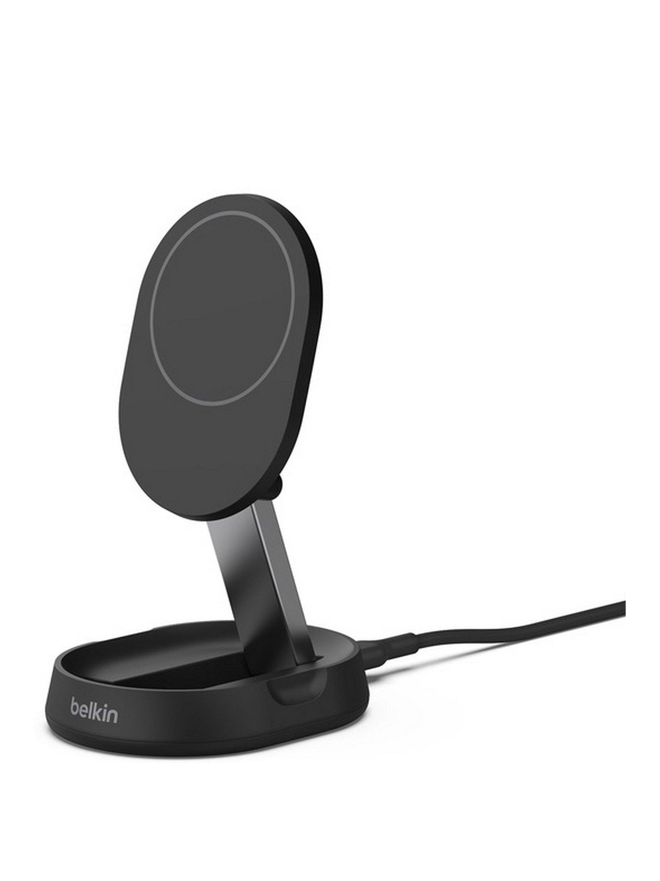 undefined BoostCharge Pro MagSafe Compatible 15W Qi2 Folding Wireless Charging Pad  &  Stand - Black