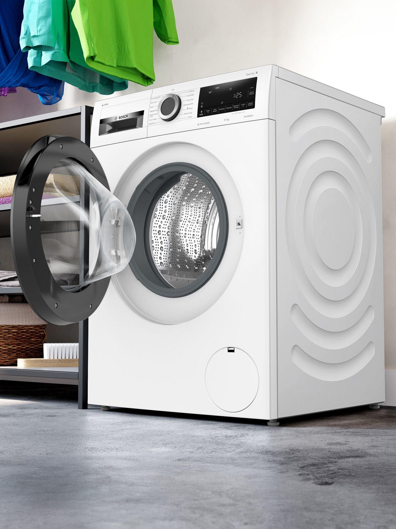 Image 4 of 7 of Bosch Series 6 WGG254F0GB 10kg Load, 1400rpm Spin&nbsp;Freestanding Washing Machine - i-DOS, Iron Assist, Anti Stain, Active Water Plus, Eco Silence Drive - White