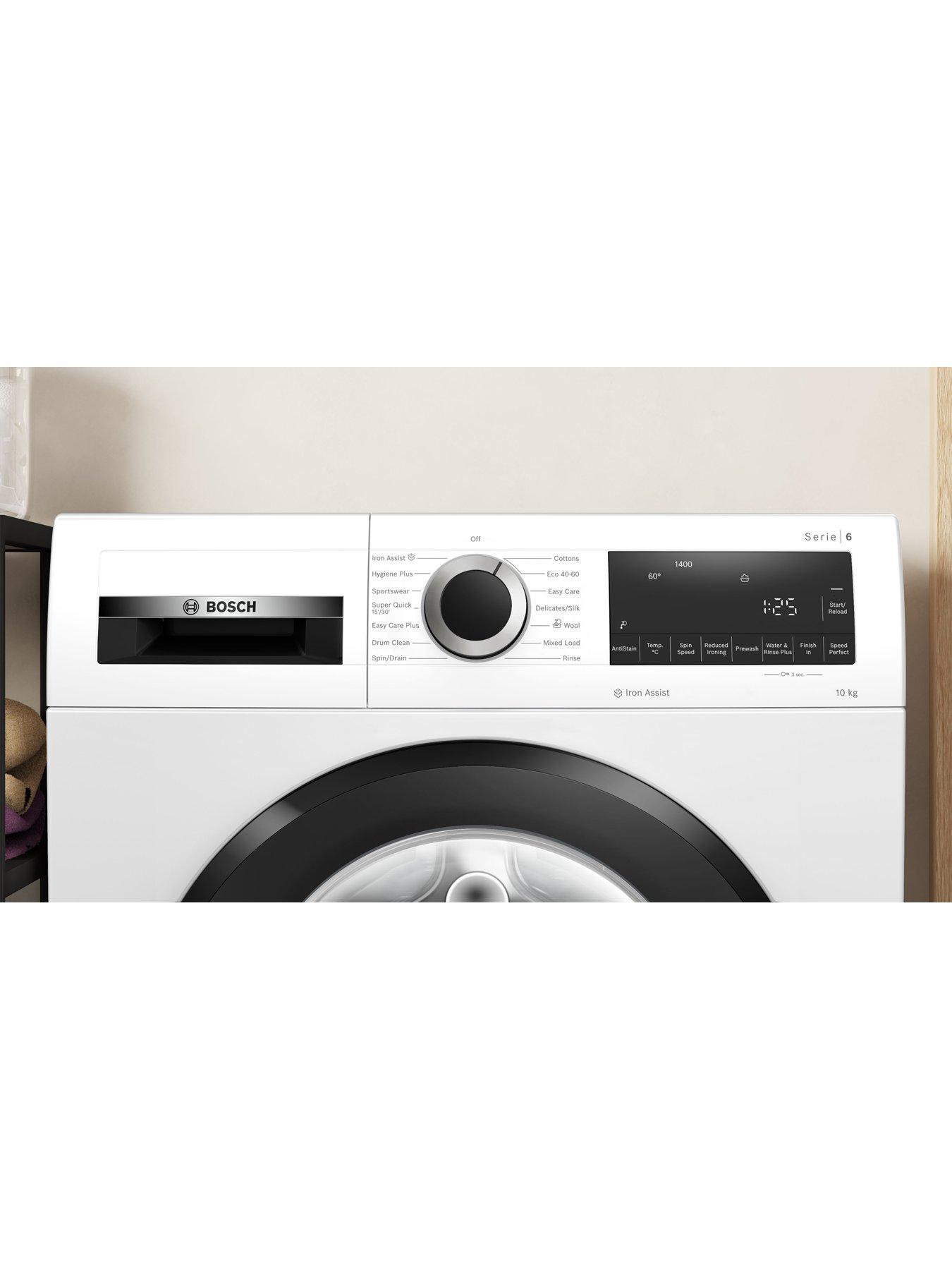 Image 3 of 8 of Bosch Series 6 WGG254Z0GB 10kg Load, 1400rpm Spin&nbsp;Freestanding Washing Machine -Iron Assist, Anti Stain, Active Water Plus, Eco Silence Drive - White