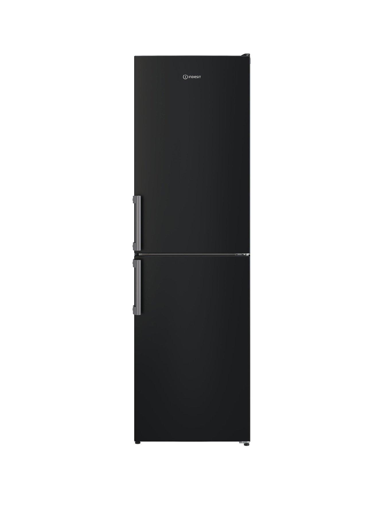 Indesit IB55732BUK 54cm Wide, Low Frost Fridge Freezer - Black