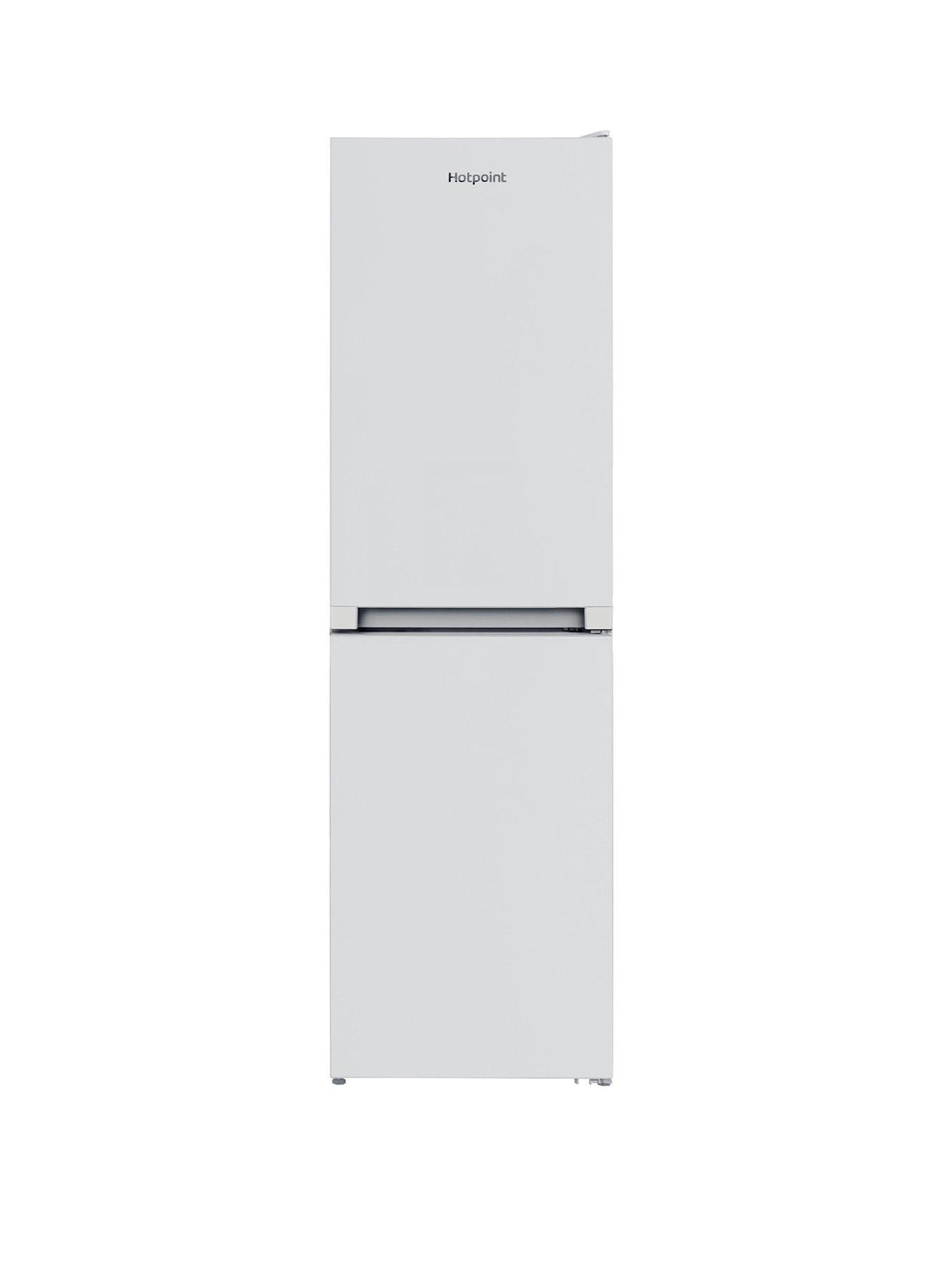 Product photograph of Hotpoint Hbnf55182w 54cm Wide Frost-free Fridge Freezer - White from very.co.uk
