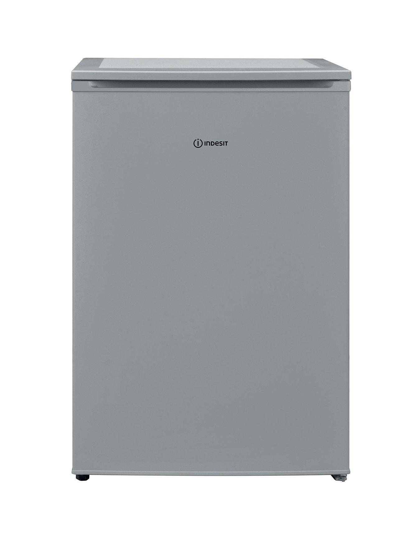 Product photograph of Indesit I55vm1120s Low Frost Under-counter Fridge With Icebox - Silver from very.co.uk