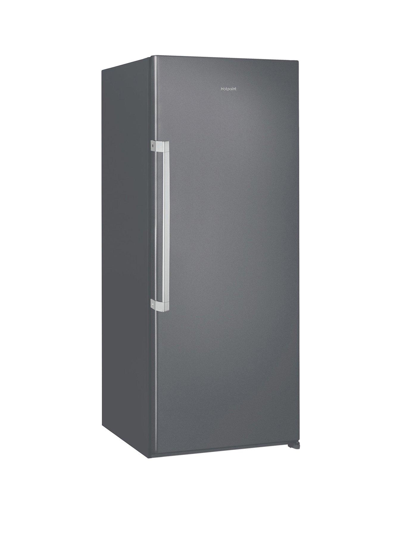Product photograph of Hotpoint Sh6a2qgr Low Frost Tall Larder Fridge - Graphite from very.co.uk