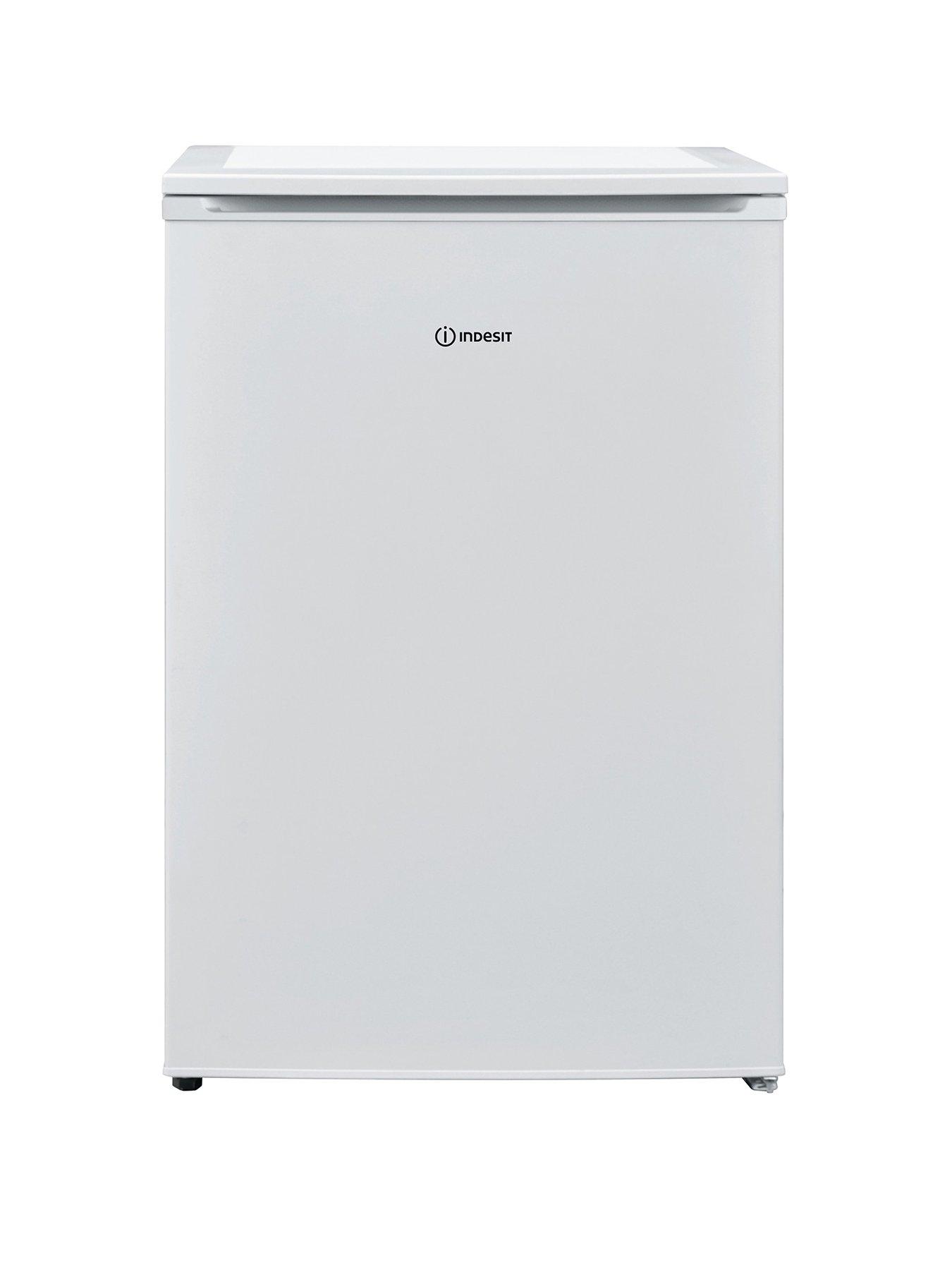 Product photograph of Indesit I55rm1120w 54cm Wide Low Frost Under-counter Fridge - White from very.co.uk